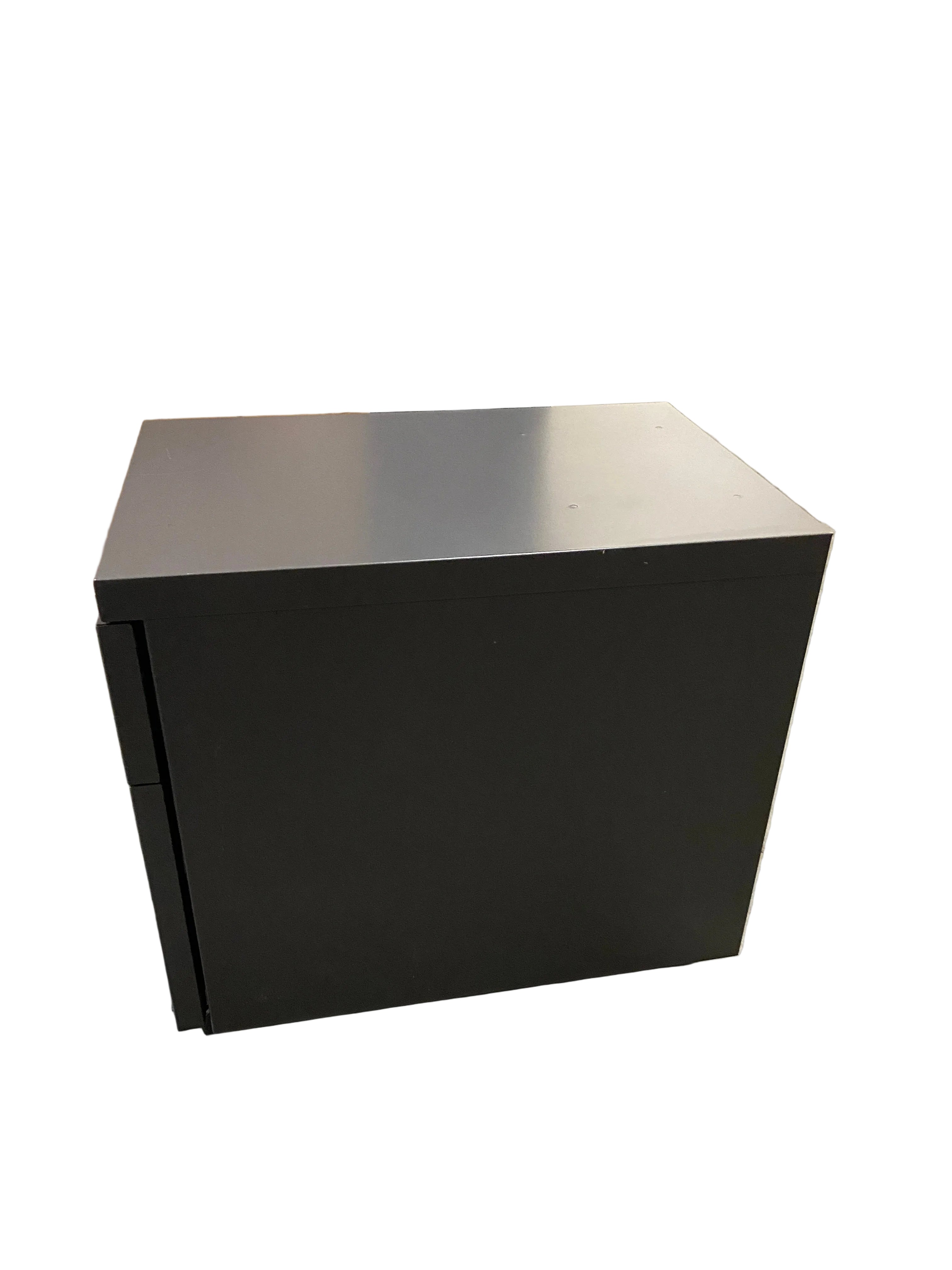 Steel 2-Drawer Mobile File Cabinet with Lock