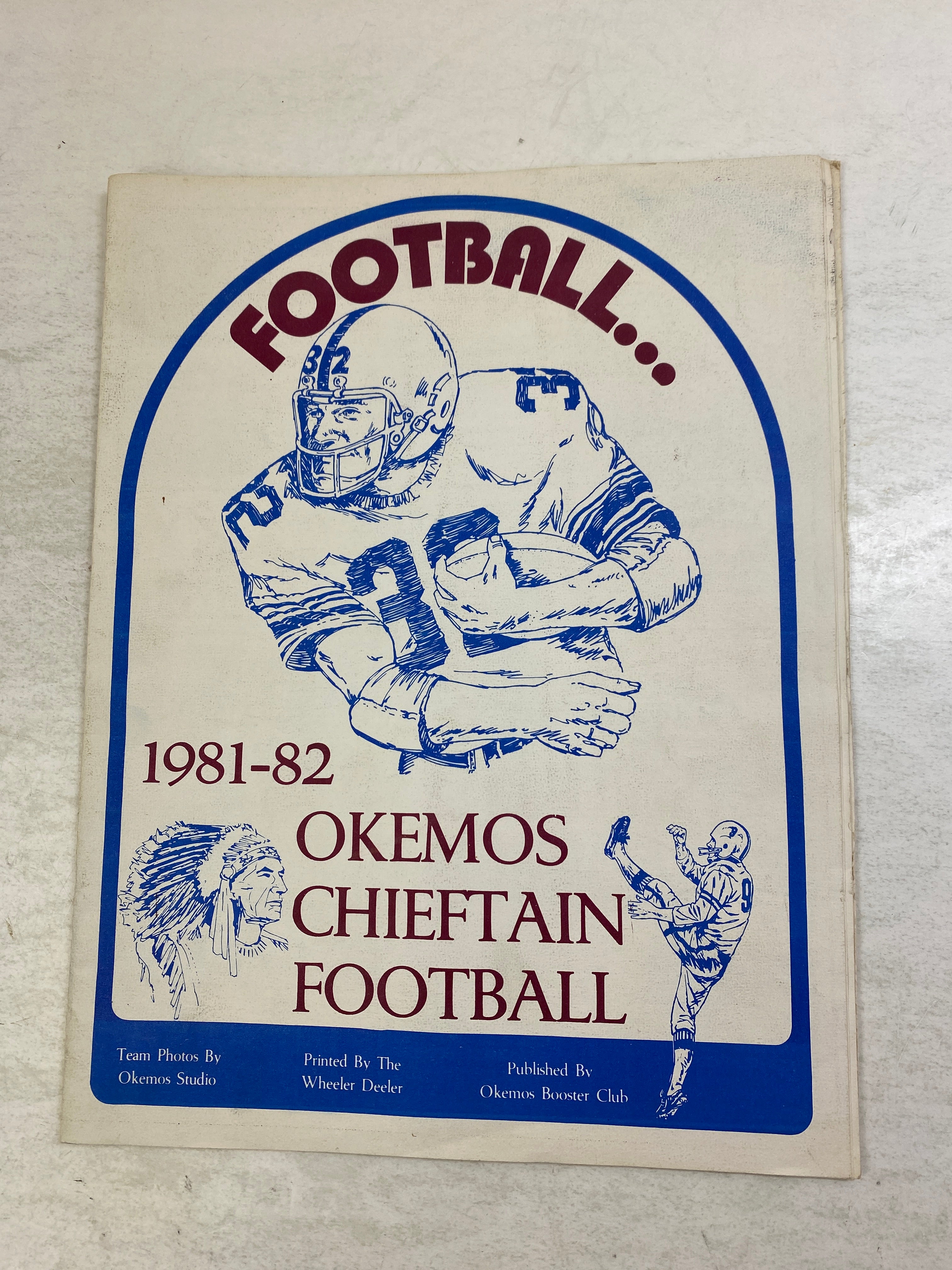 Okemos, Michigan Football Program 1981-1982 Season