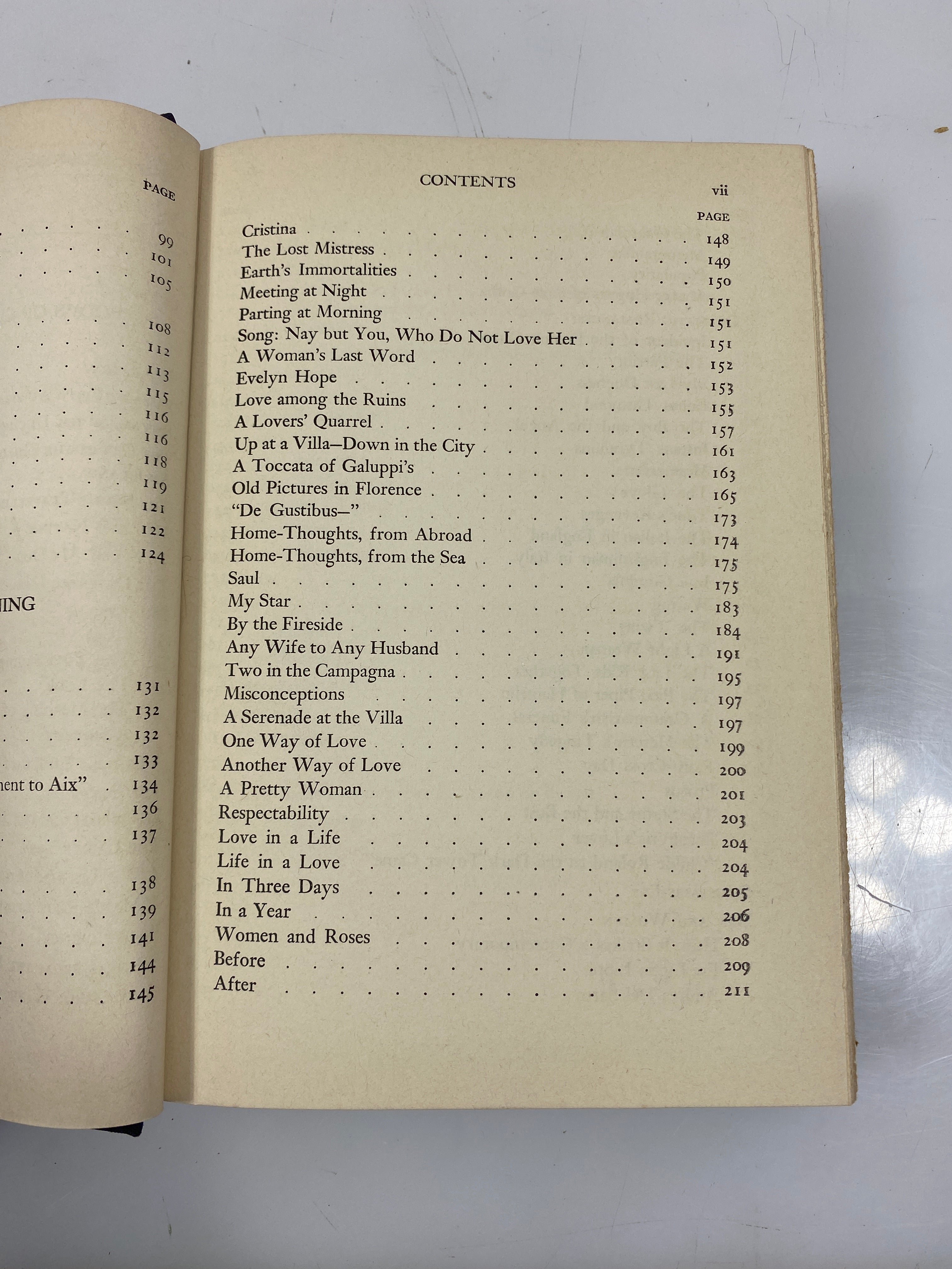 Best Known Poems of Elizabeth and Robert Browning 1942 HC
