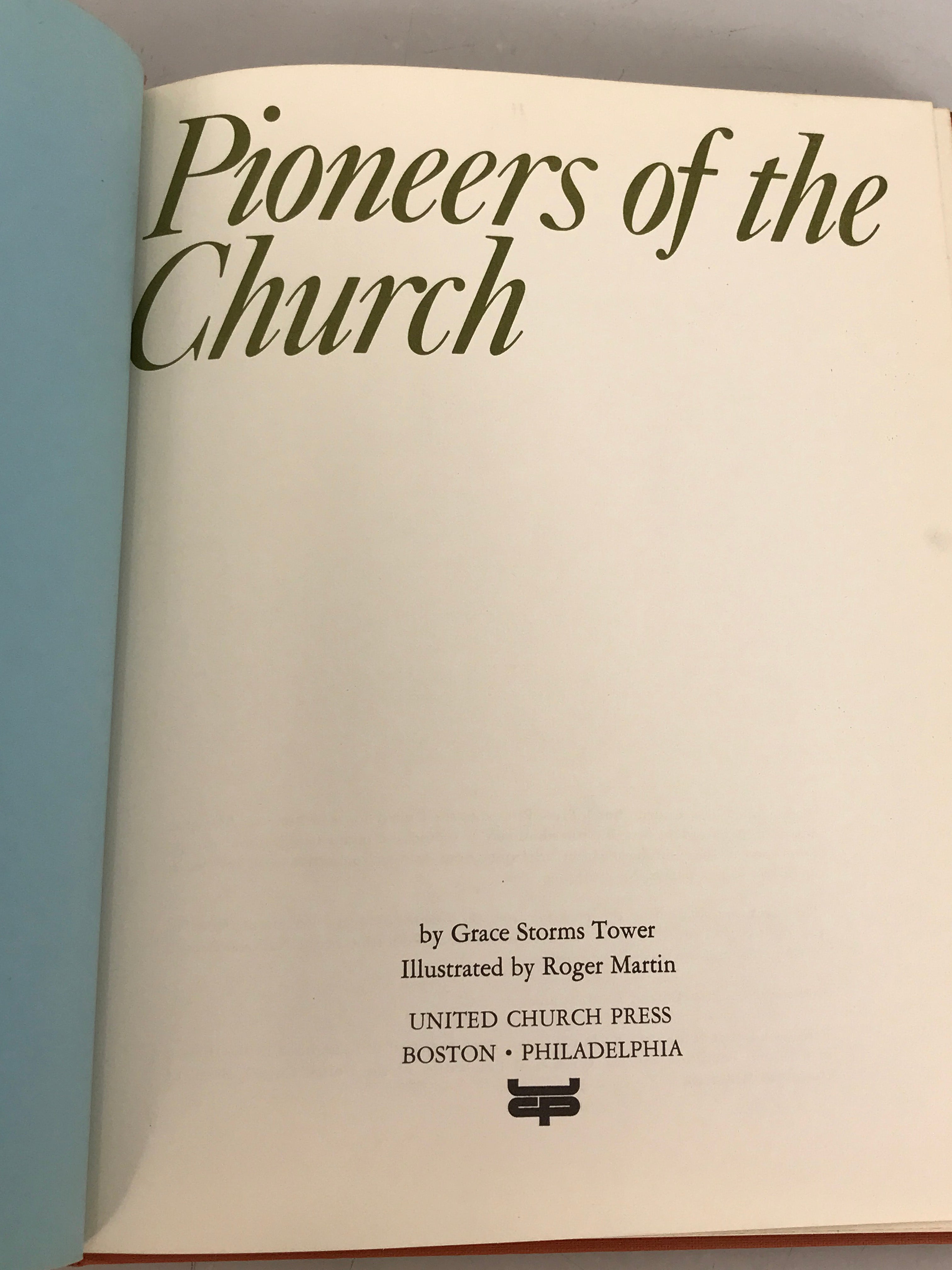 Lot of 2 United Church Press Books for Children 1964-1966 HC