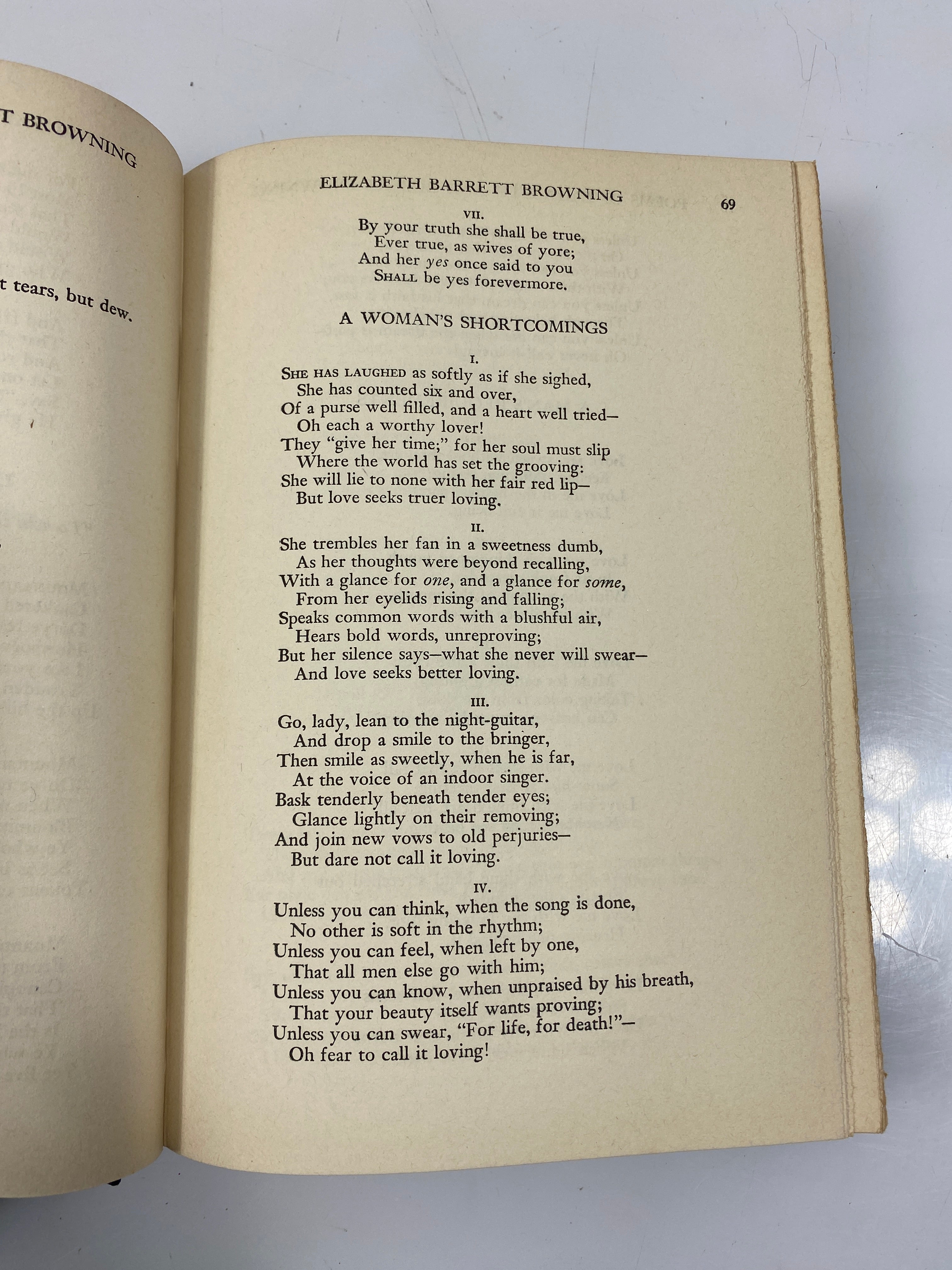 Best Known Poems of Elizabeth and Robert Browning 1942 HC