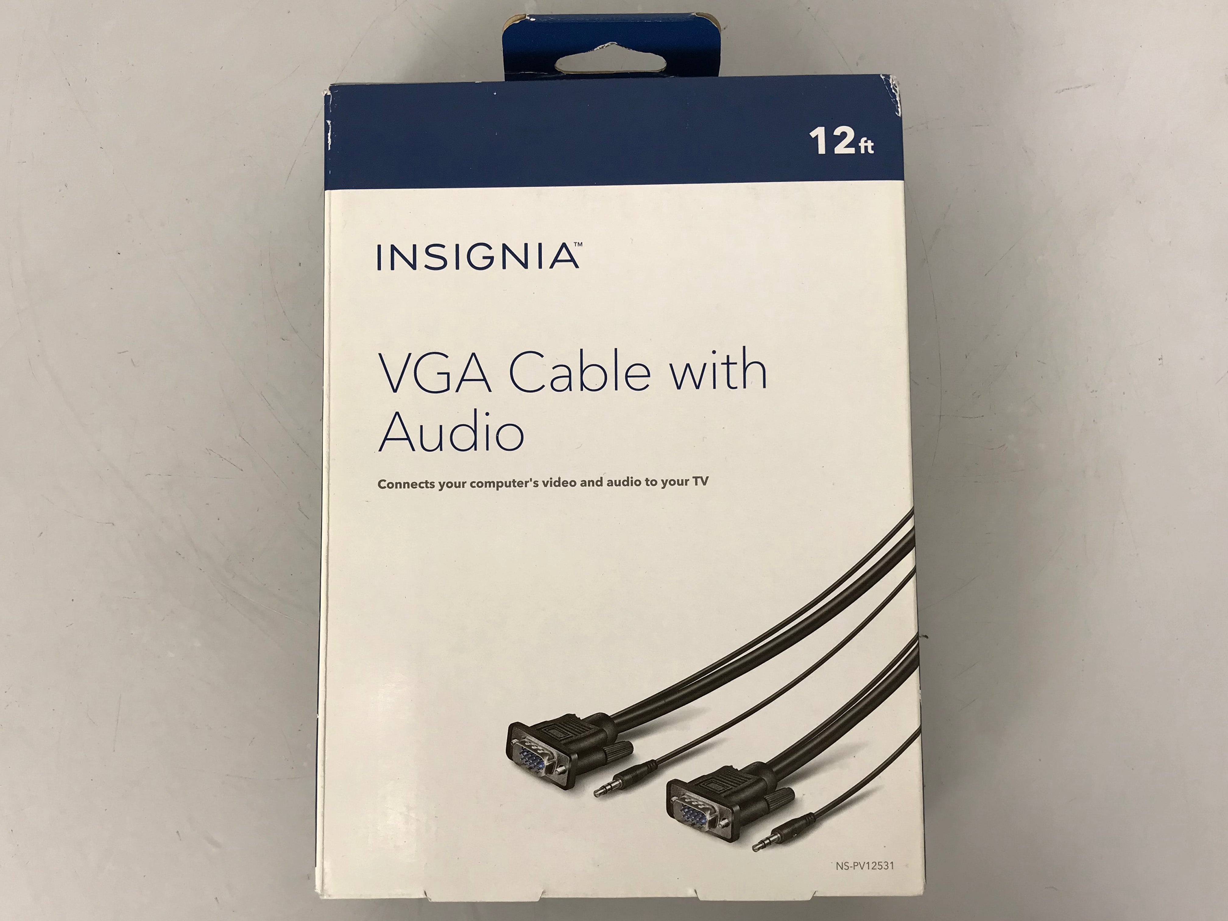 Insignia 12' VGA Cable with Audio