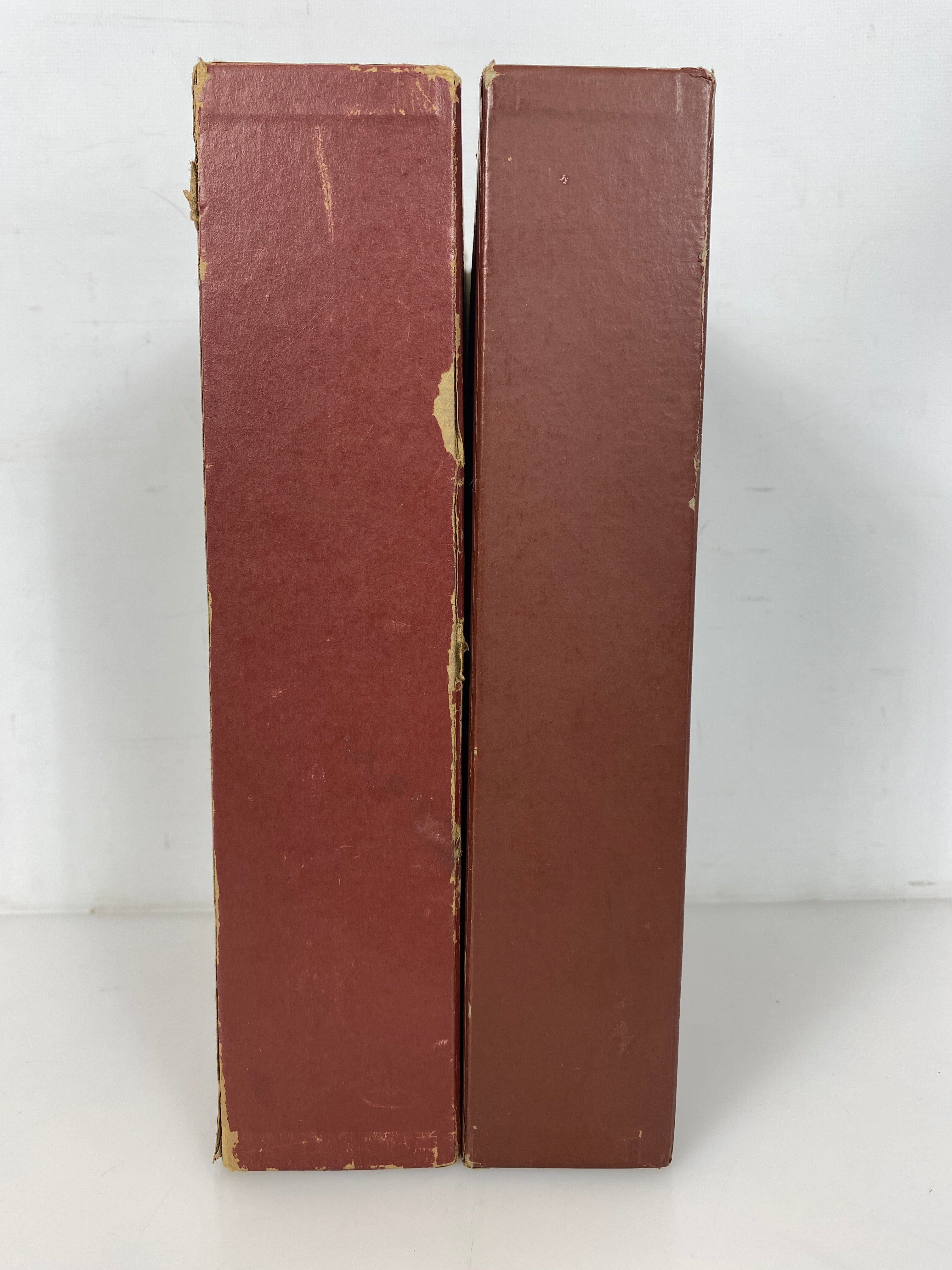 2 Vols: The Histories & Comedies of Shakespeare 1958 Heritage Press HC Slipcases