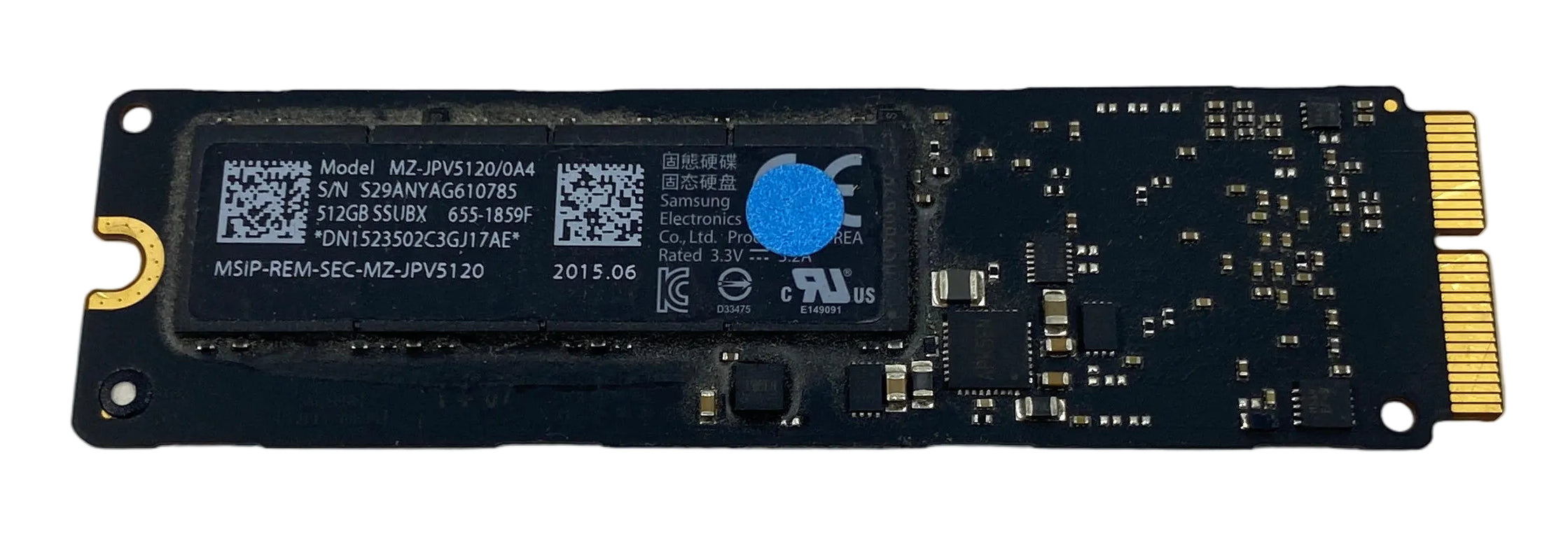 512 GB OEM Apple Proprietary Solid-State Drive