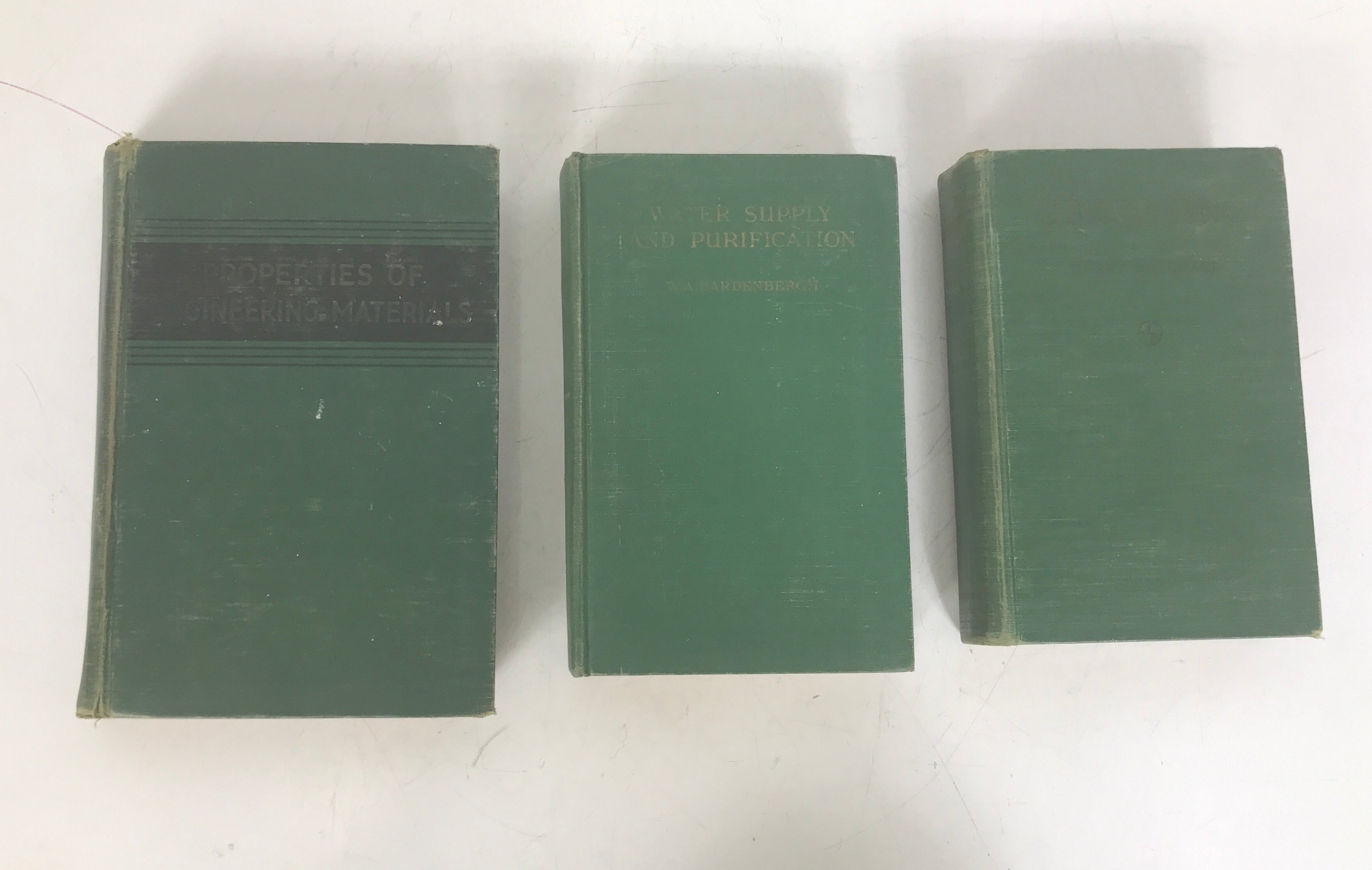 Lot of 3 International Textbooks in Civil Engineering 1950-1952 Vintage HC