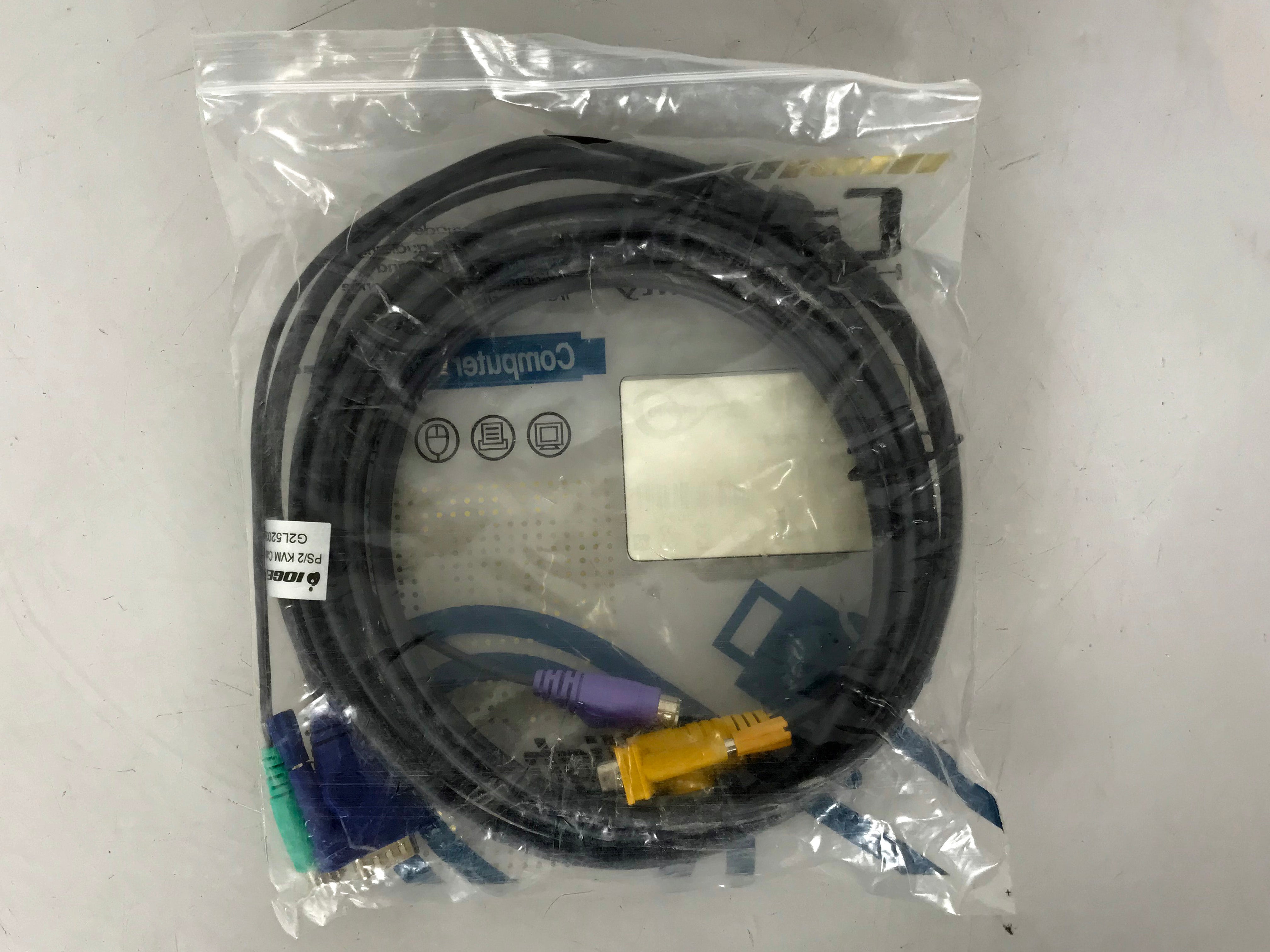 IOGEAR G2L5203P 10' (3 m) PS/2 KVM Cable