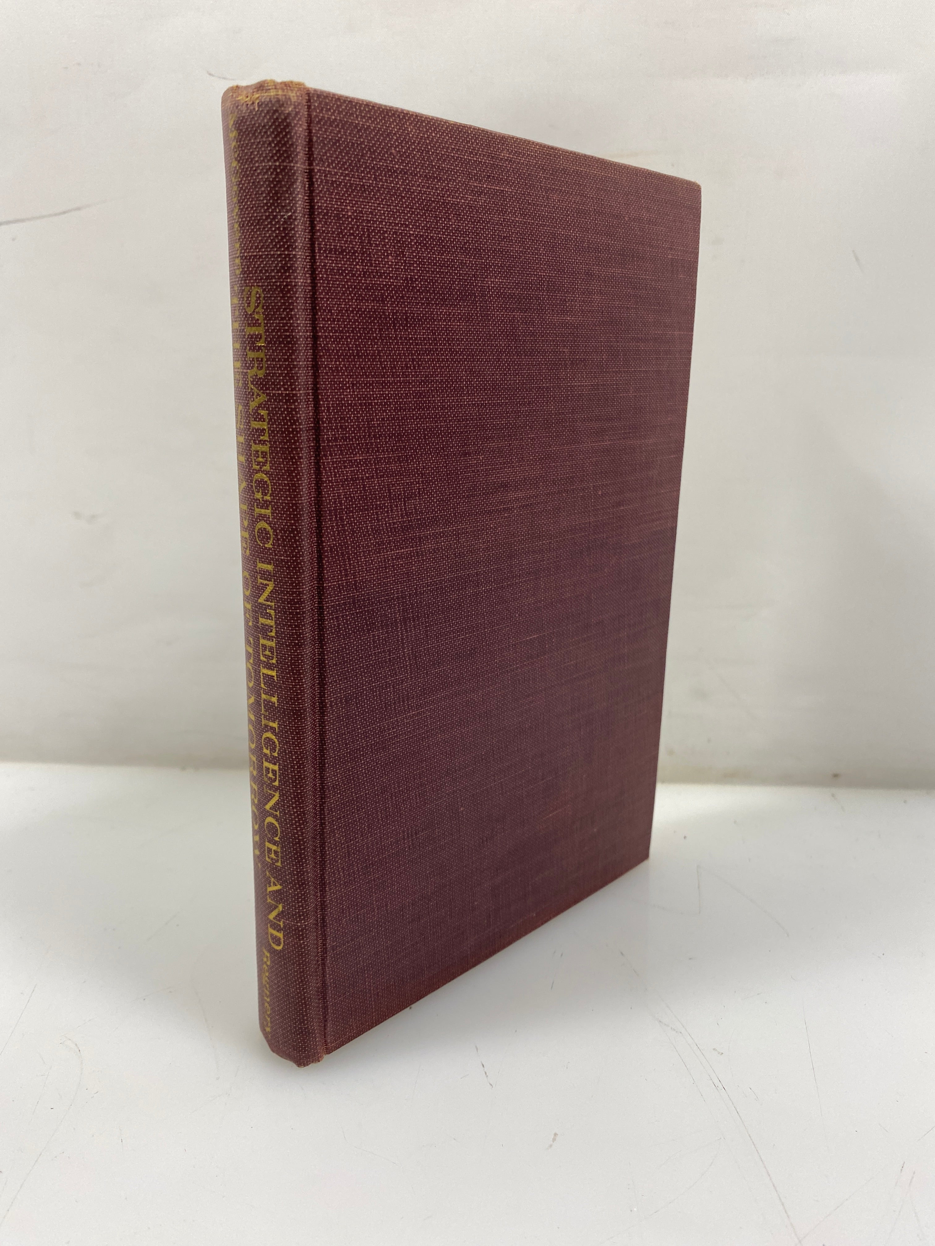 Strategic Intelligence and the Shape of Tomorrow by McGovern 1961 HCDJ