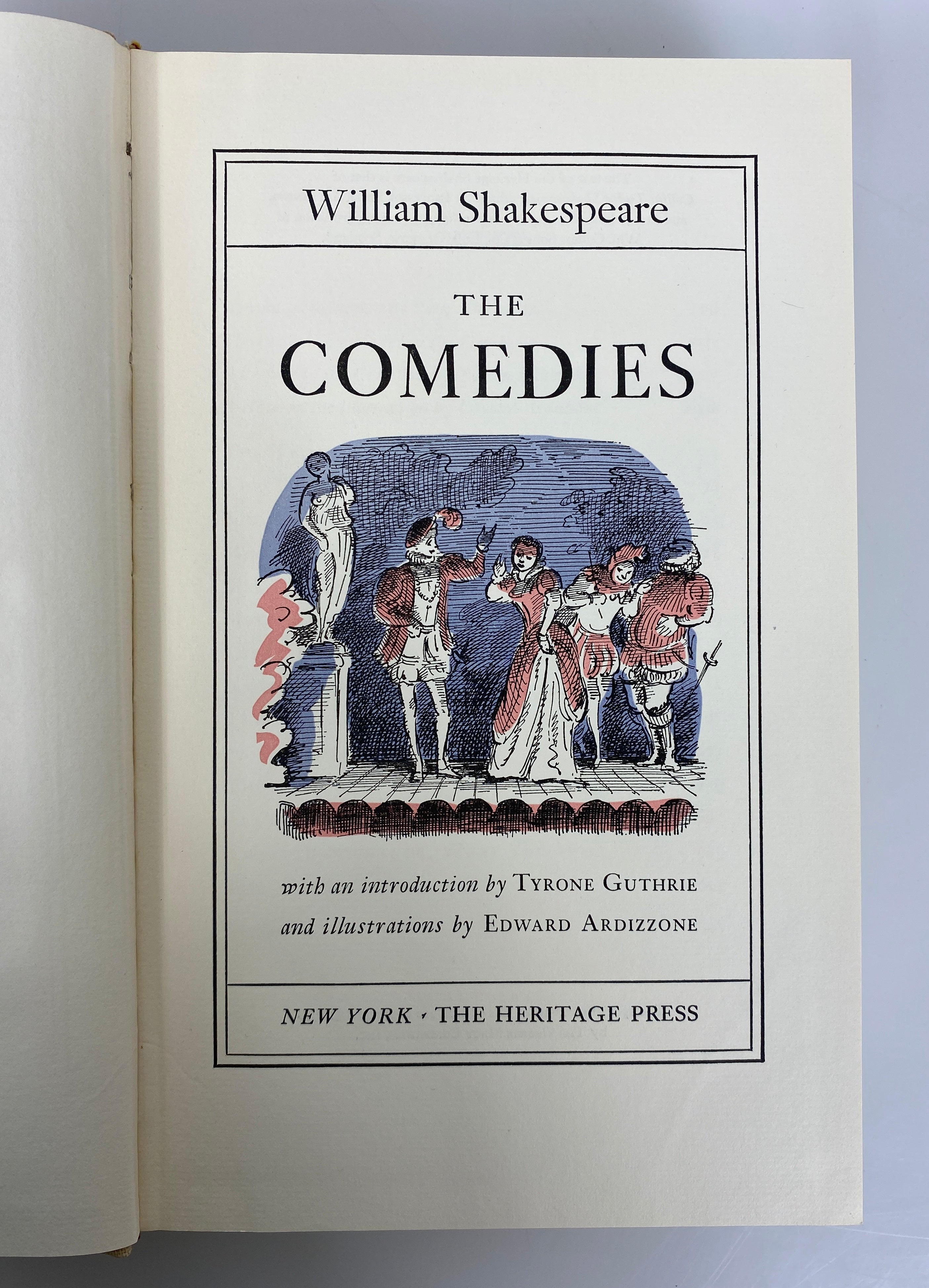 2 Vols: The Histories & Comedies of Shakespeare 1958 Heritage Press HC Slipcases