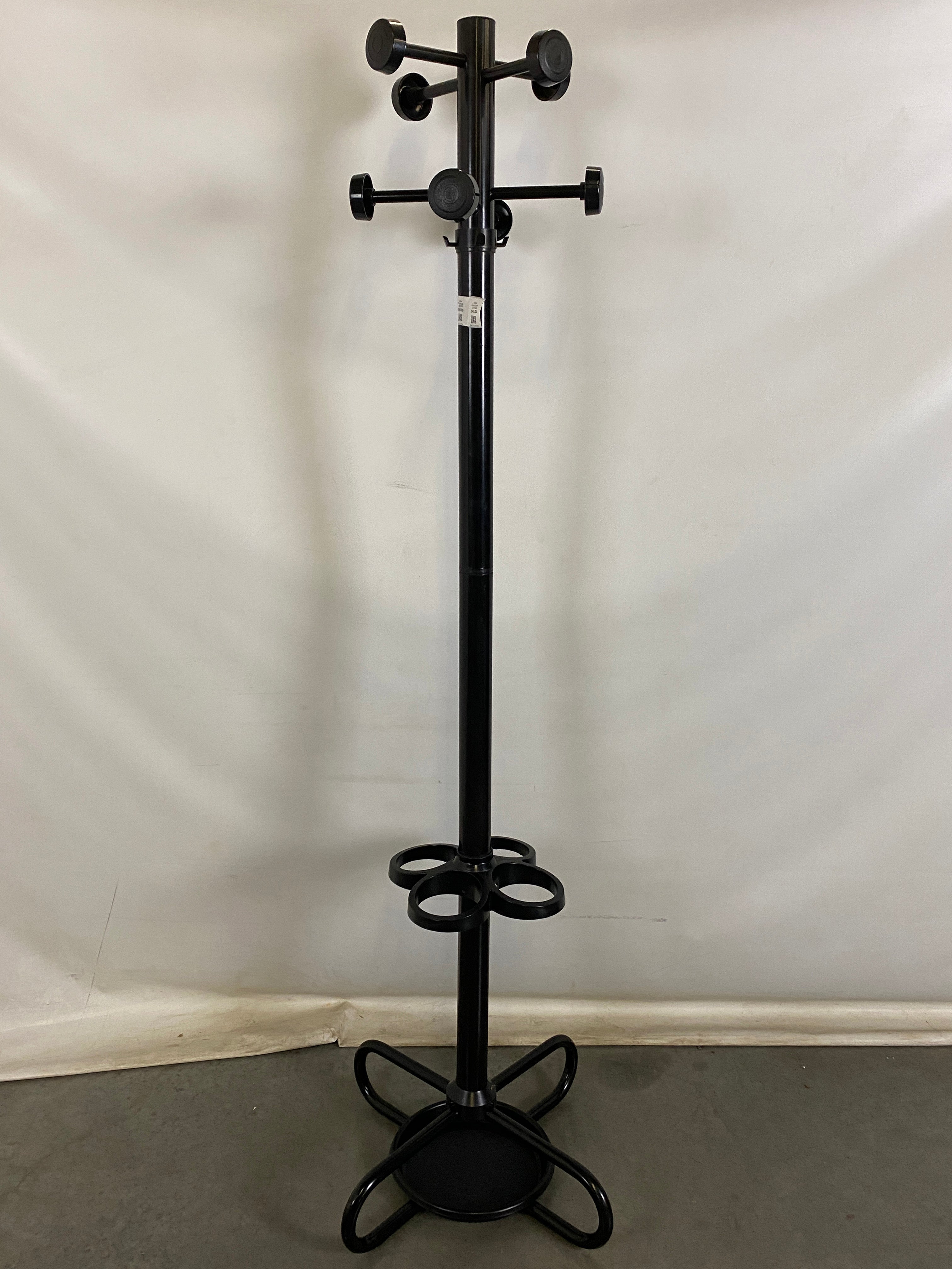 Black Coat Rack With Umbrella Holders