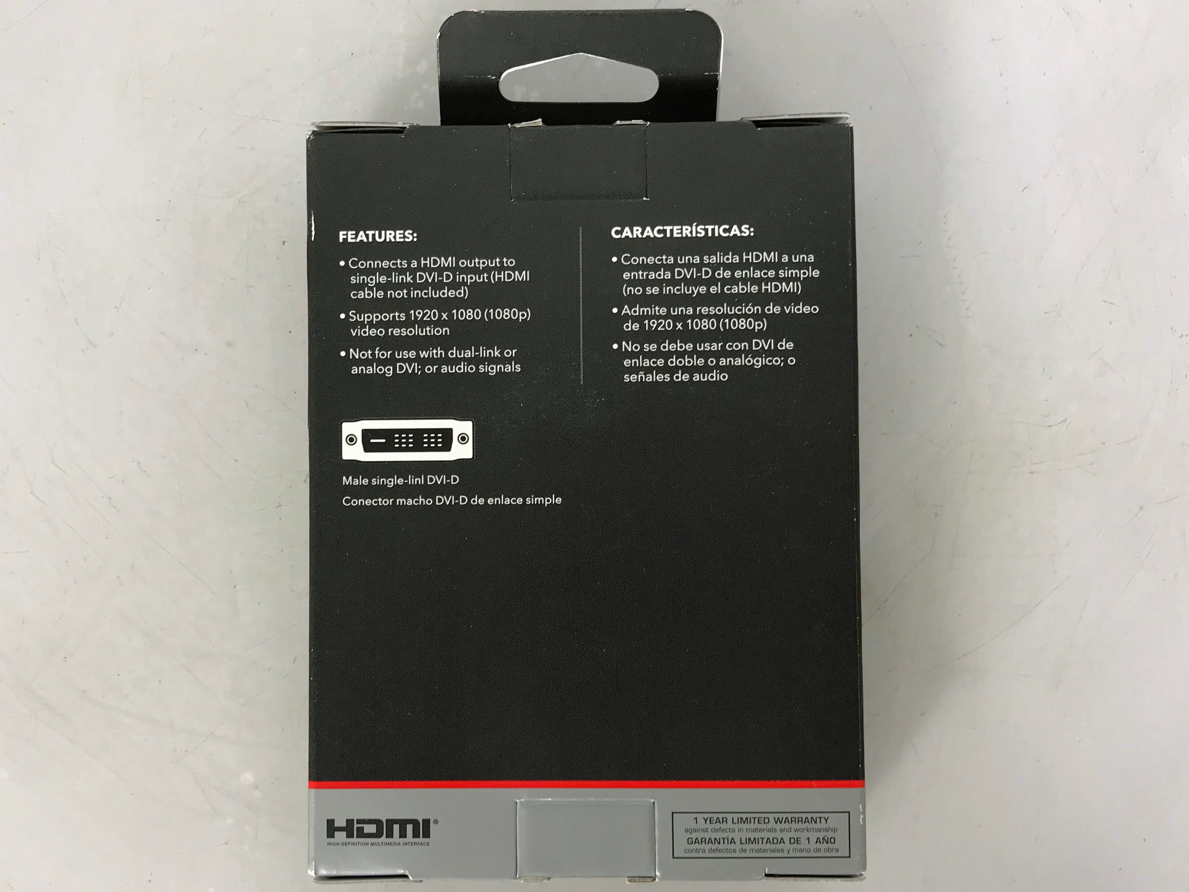 Rocketfish RF-G1174 HDMI to DVI-D Adapter