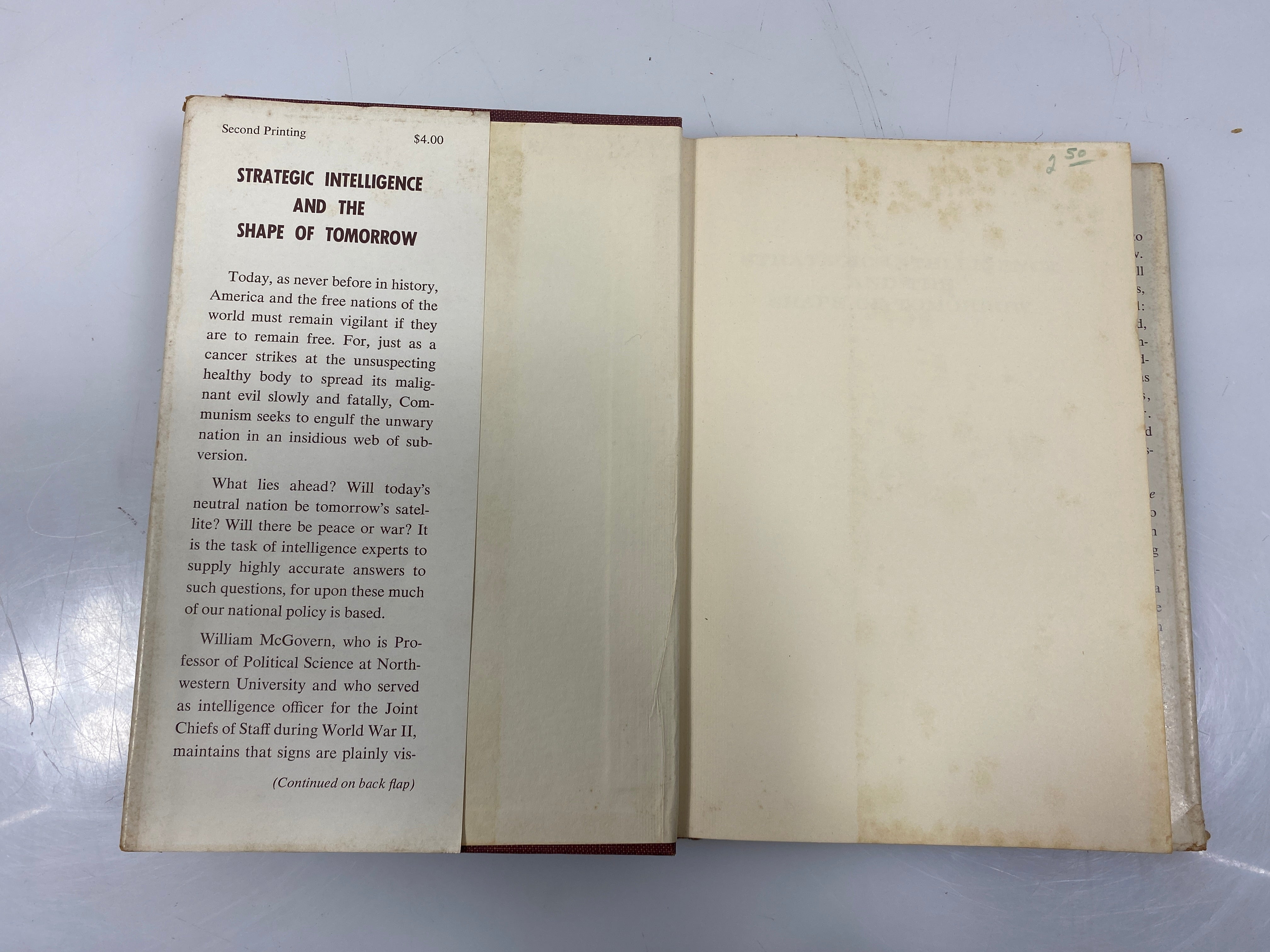 Strategic Intelligence and the Shape of Tomorrow by McGovern 1961 HCDJ