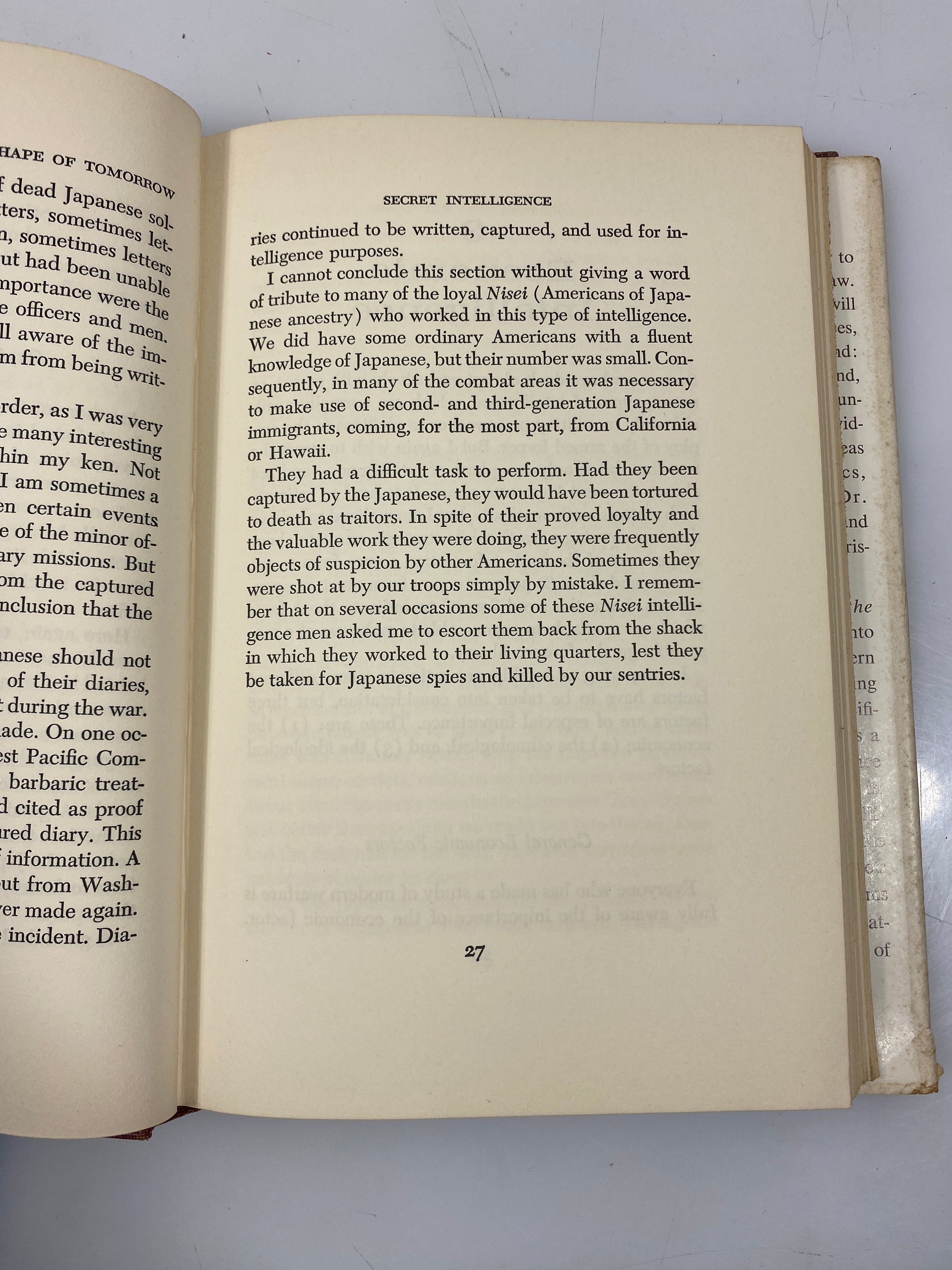 Strategic Intelligence and the Shape of Tomorrow by McGovern 1961 HCDJ