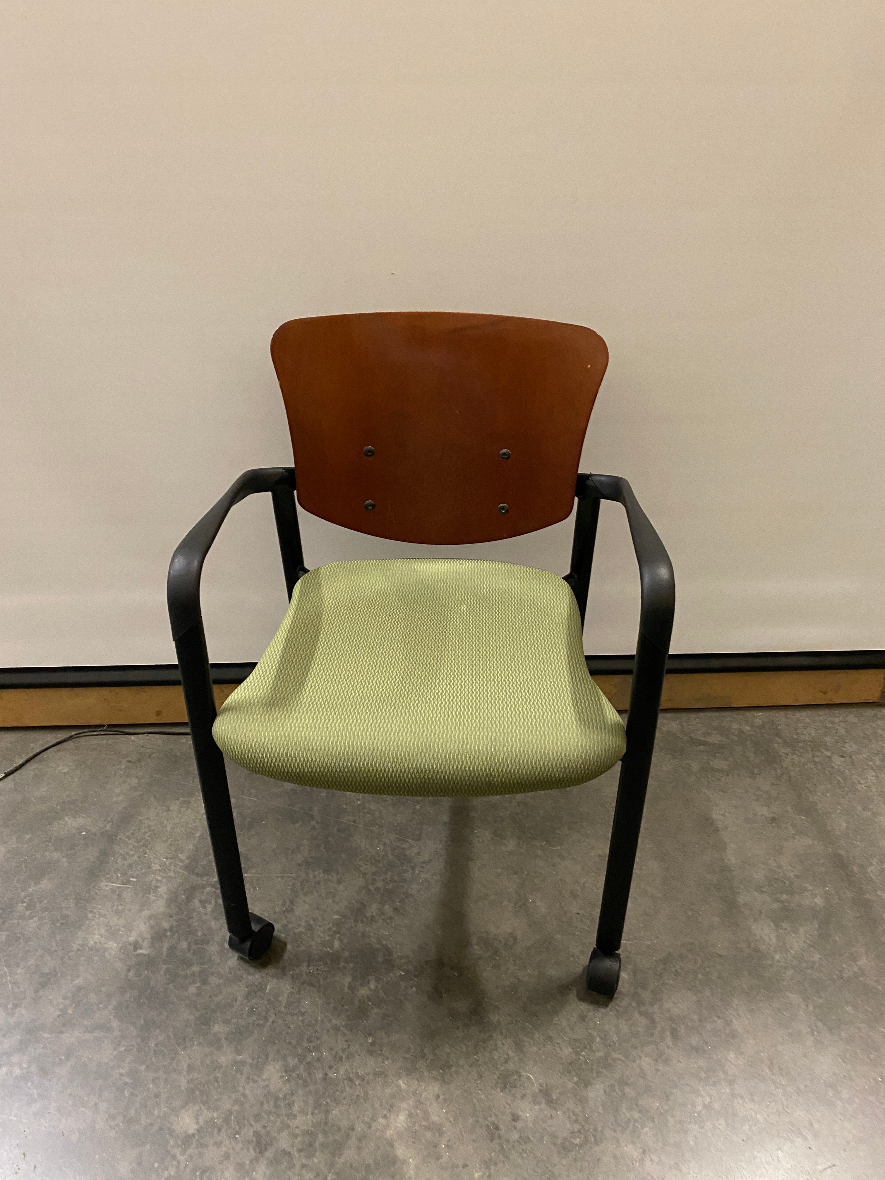 Haworth Green Improv Seats On Wheels