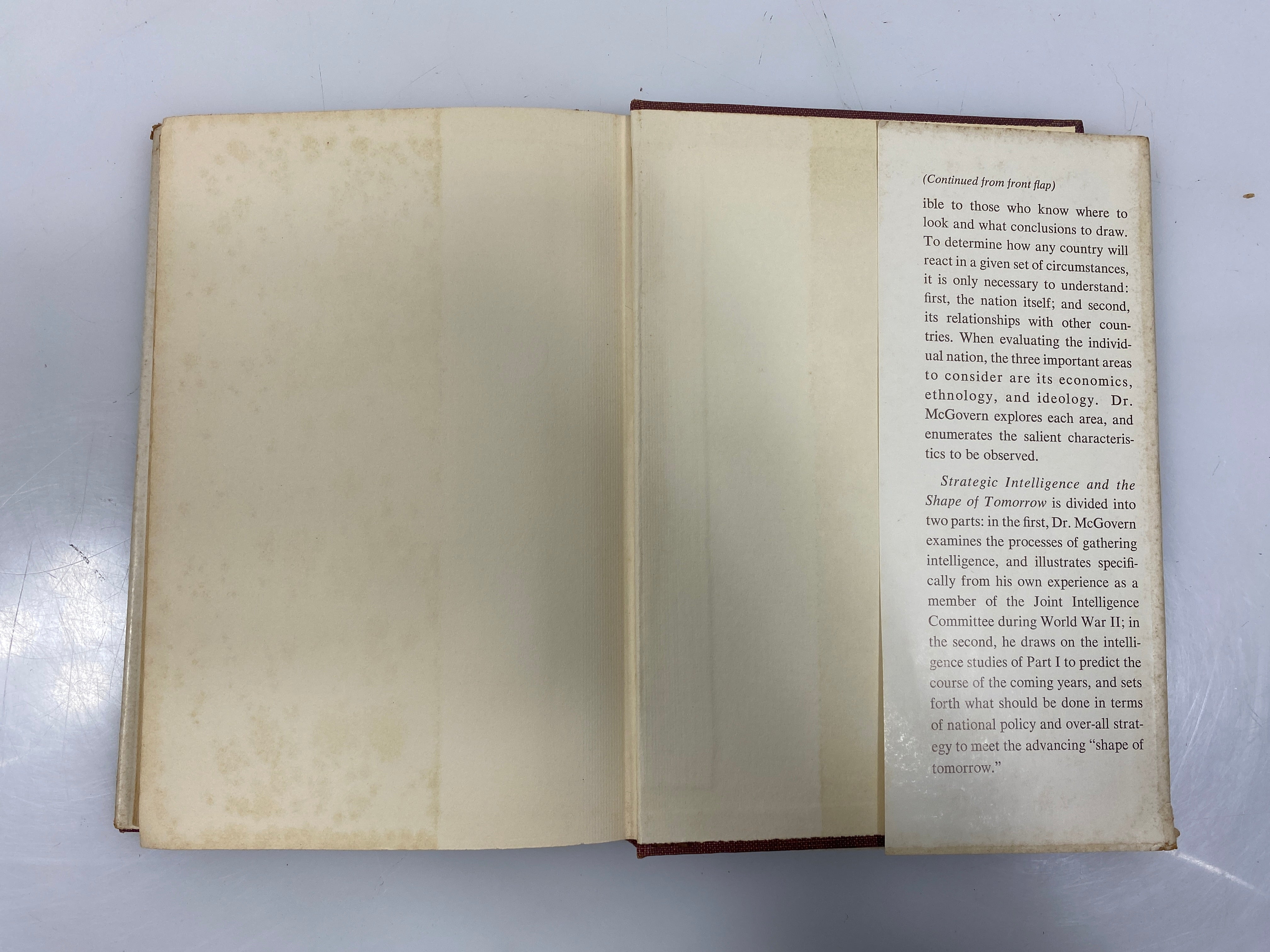 Strategic Intelligence and the Shape of Tomorrow by McGovern 1961 HCDJ