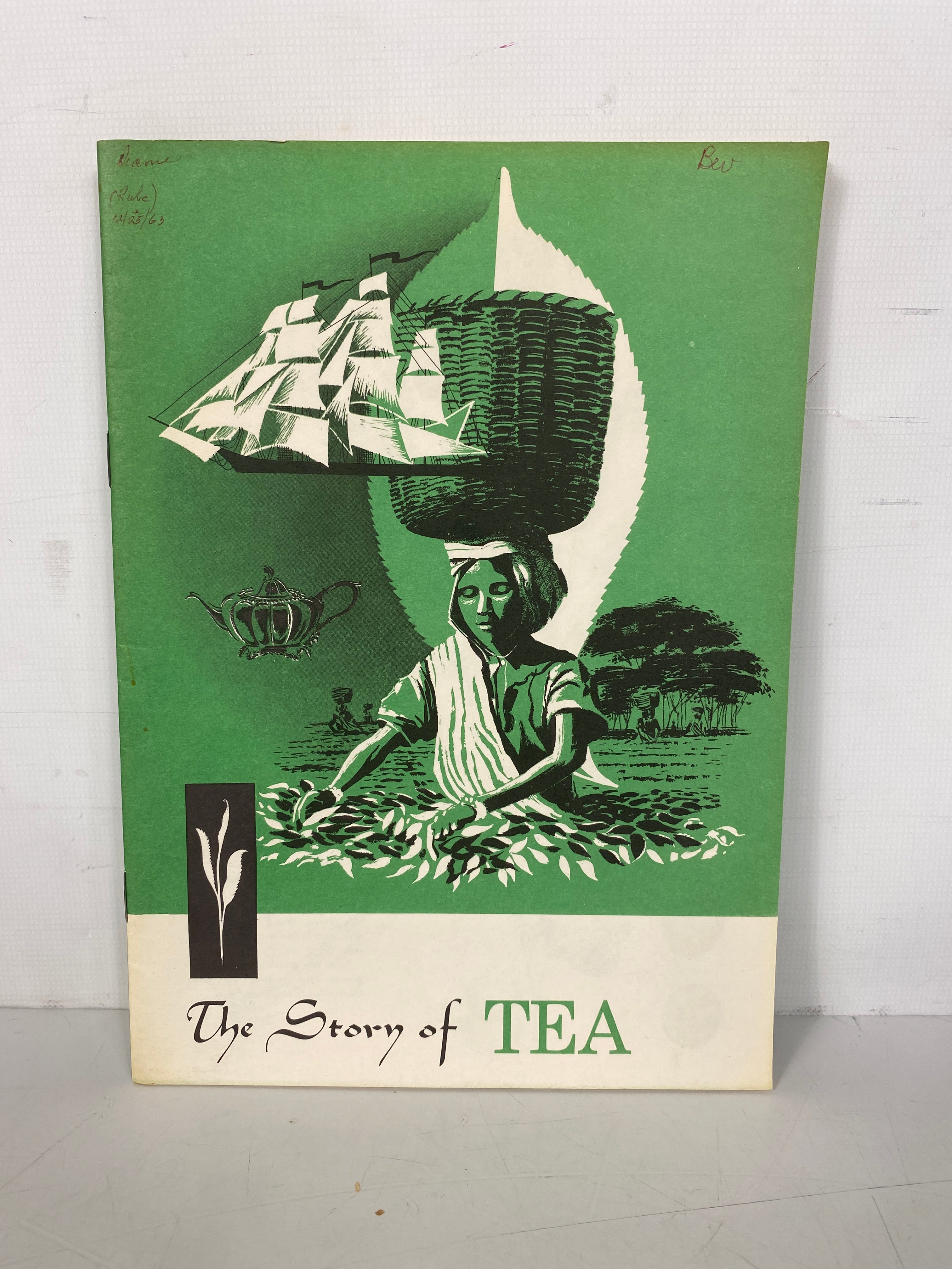 The Story of Tea w Recipes by the Tea Council of the USA c1960s SC