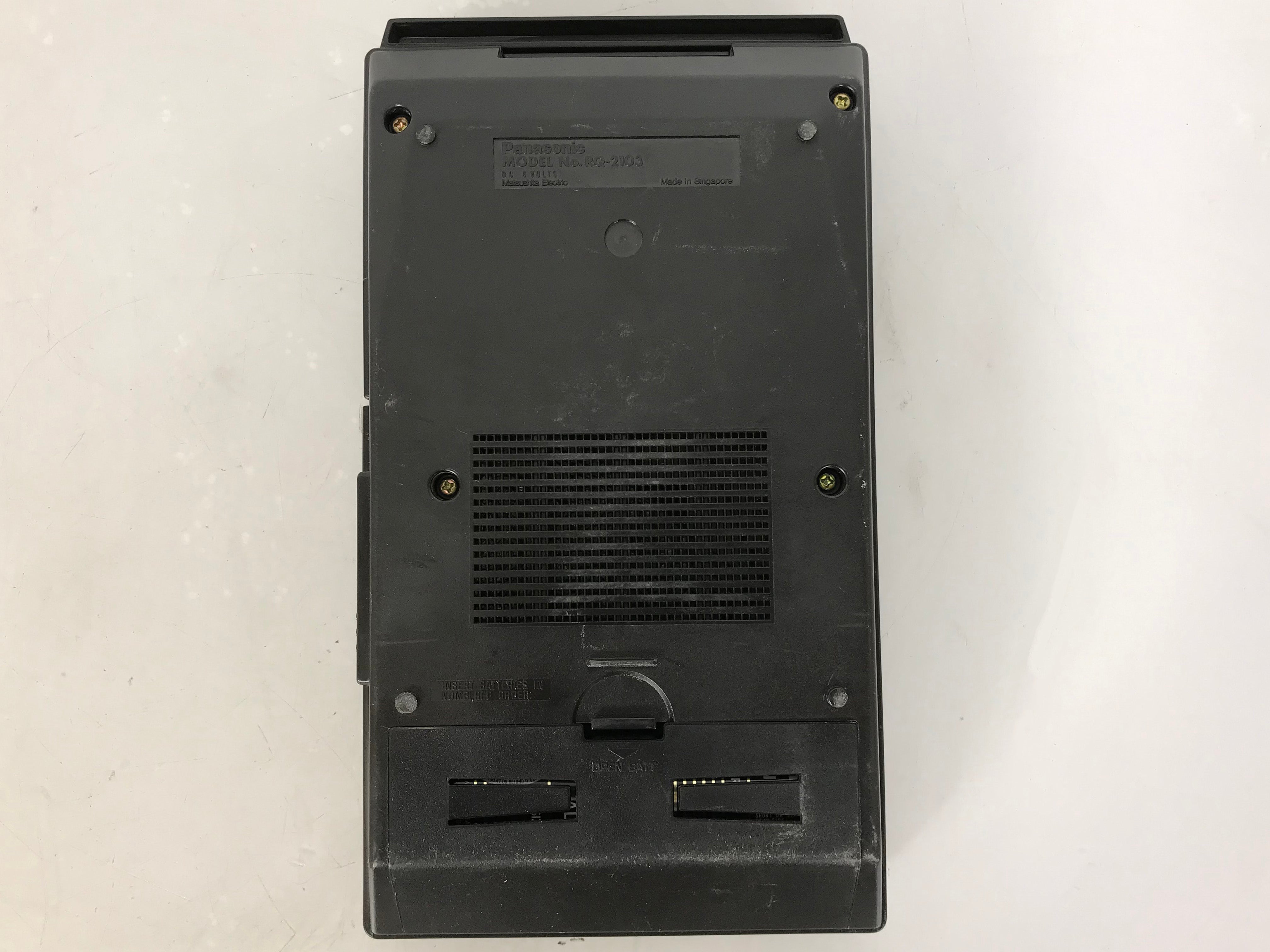 Panasonic RQ-2103 SlimLine Portable Cassette Recorder