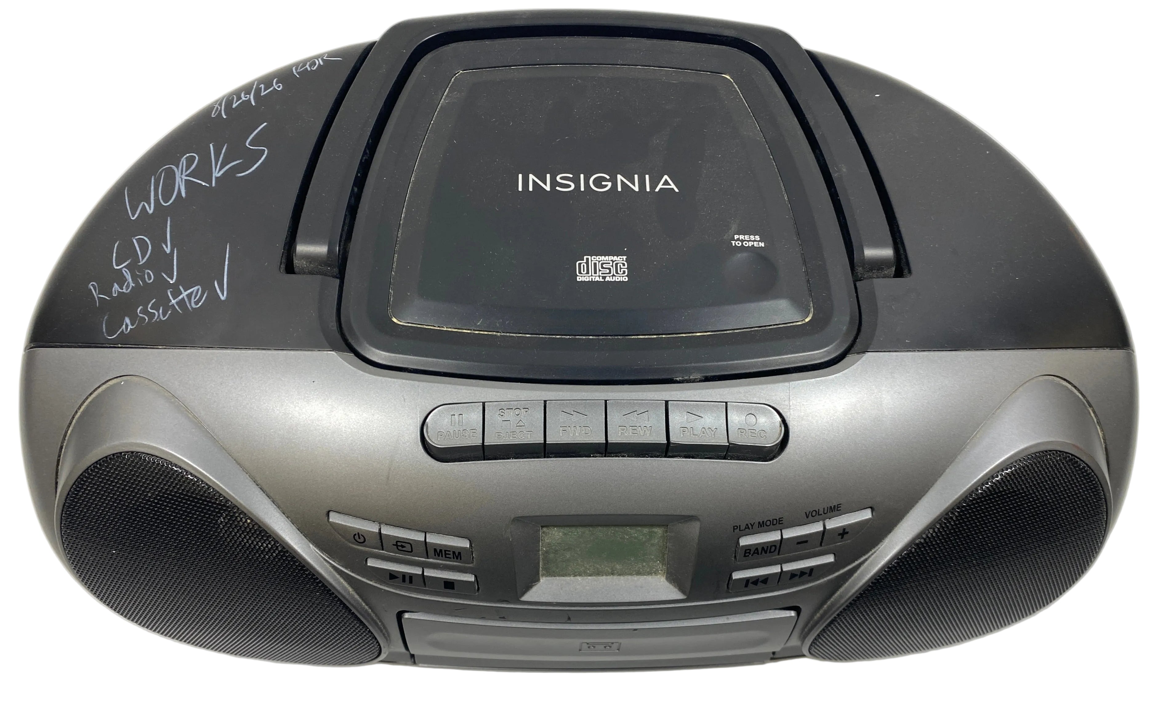 Insignia NS-BCDCAS1 CD Player Boombox
