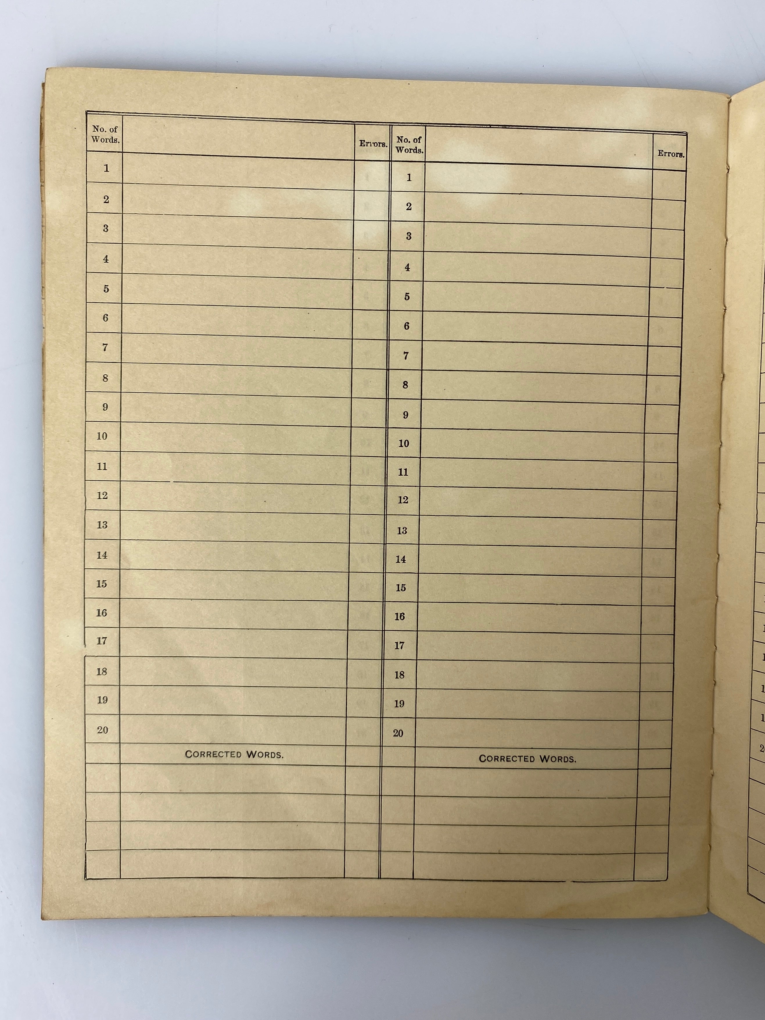 4 Vintage School Workbooks Science/Arithmetic/Citizenship/Spelling 1929-1934 SC