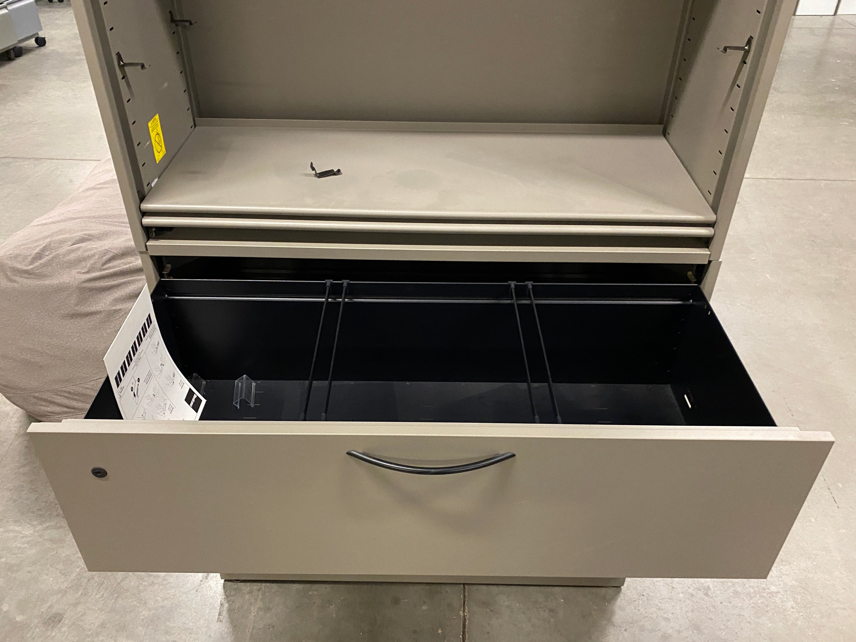 Steelcase #RSS184243RF Metal Storage Cabinet (No Door)