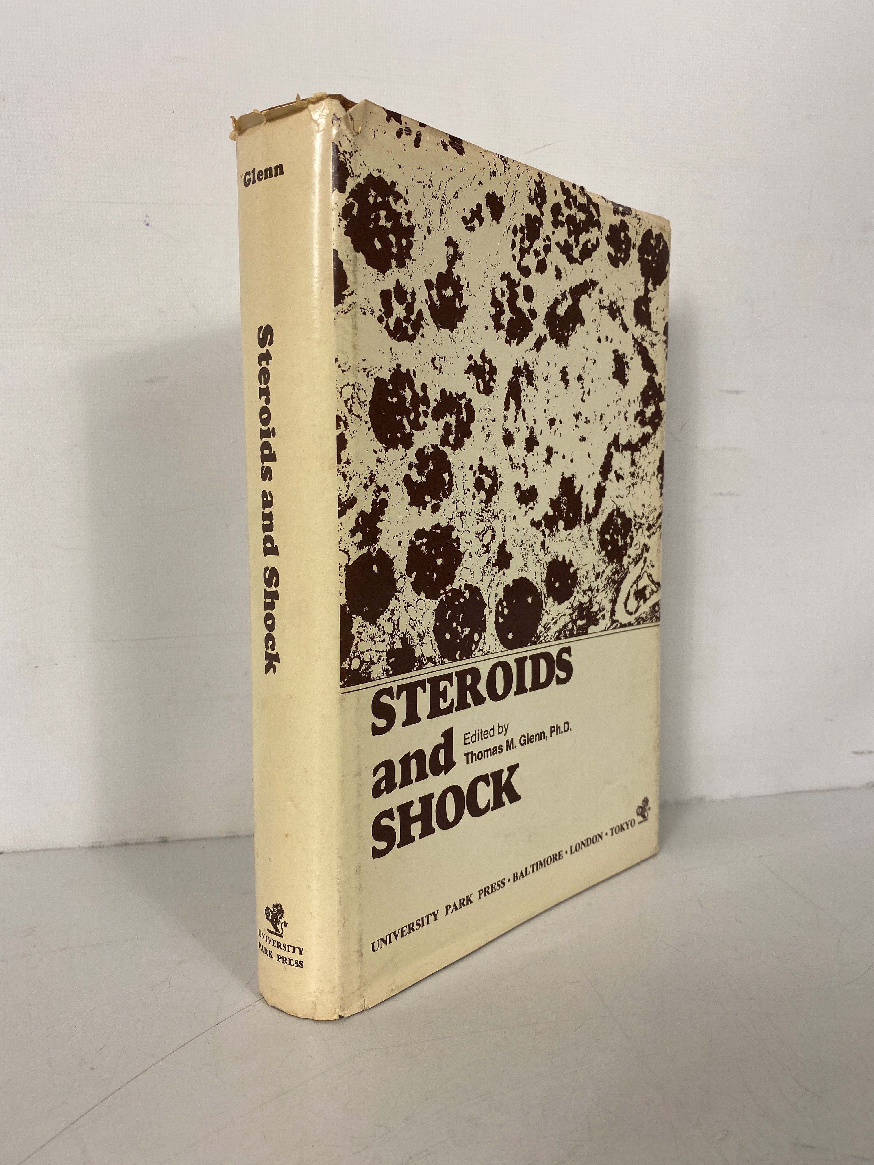 Steroids and Shock by Thomas Glenn 1974 Vintage HC DJ