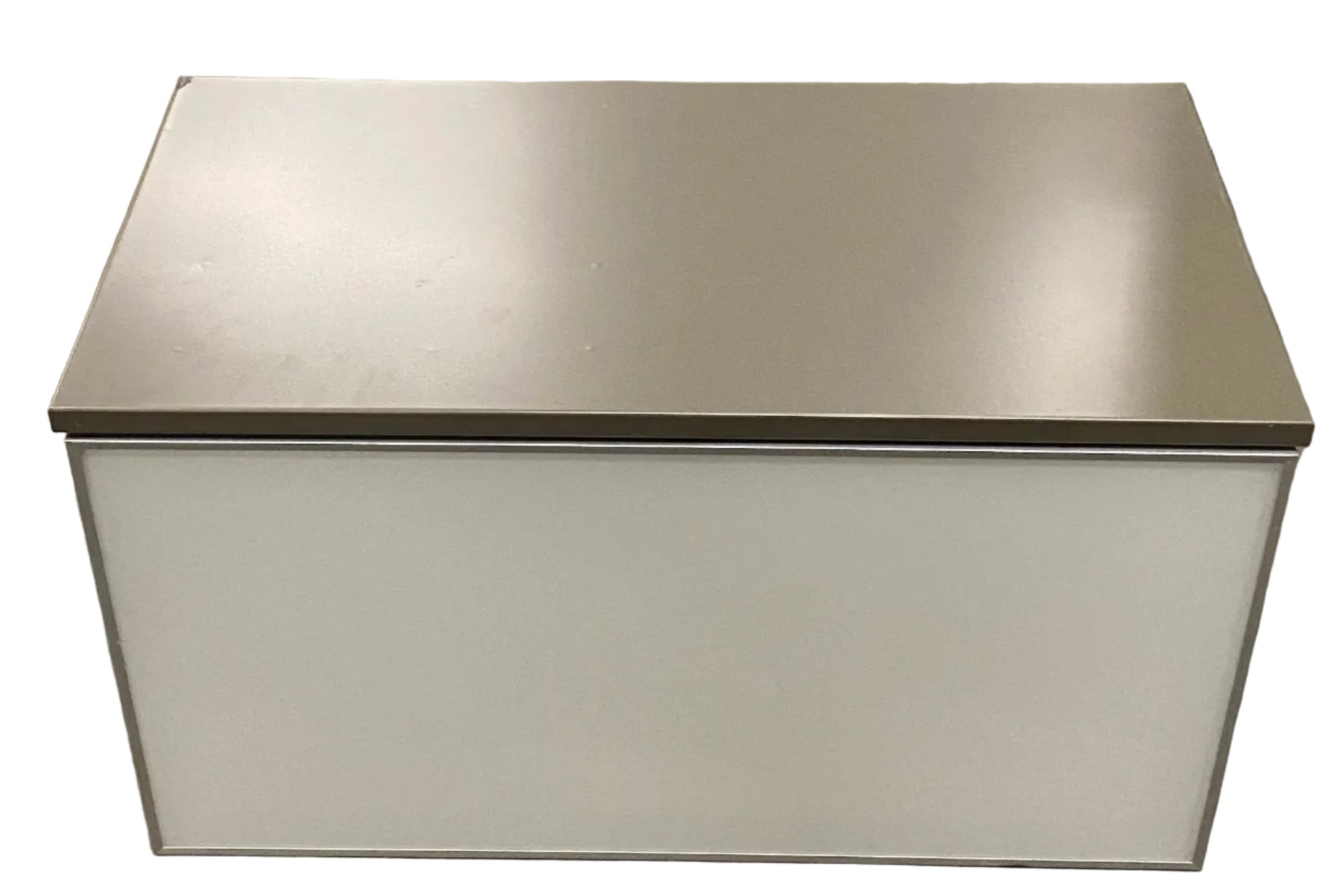 Light Grey Flip-Up Drawer Lateral Cabinet