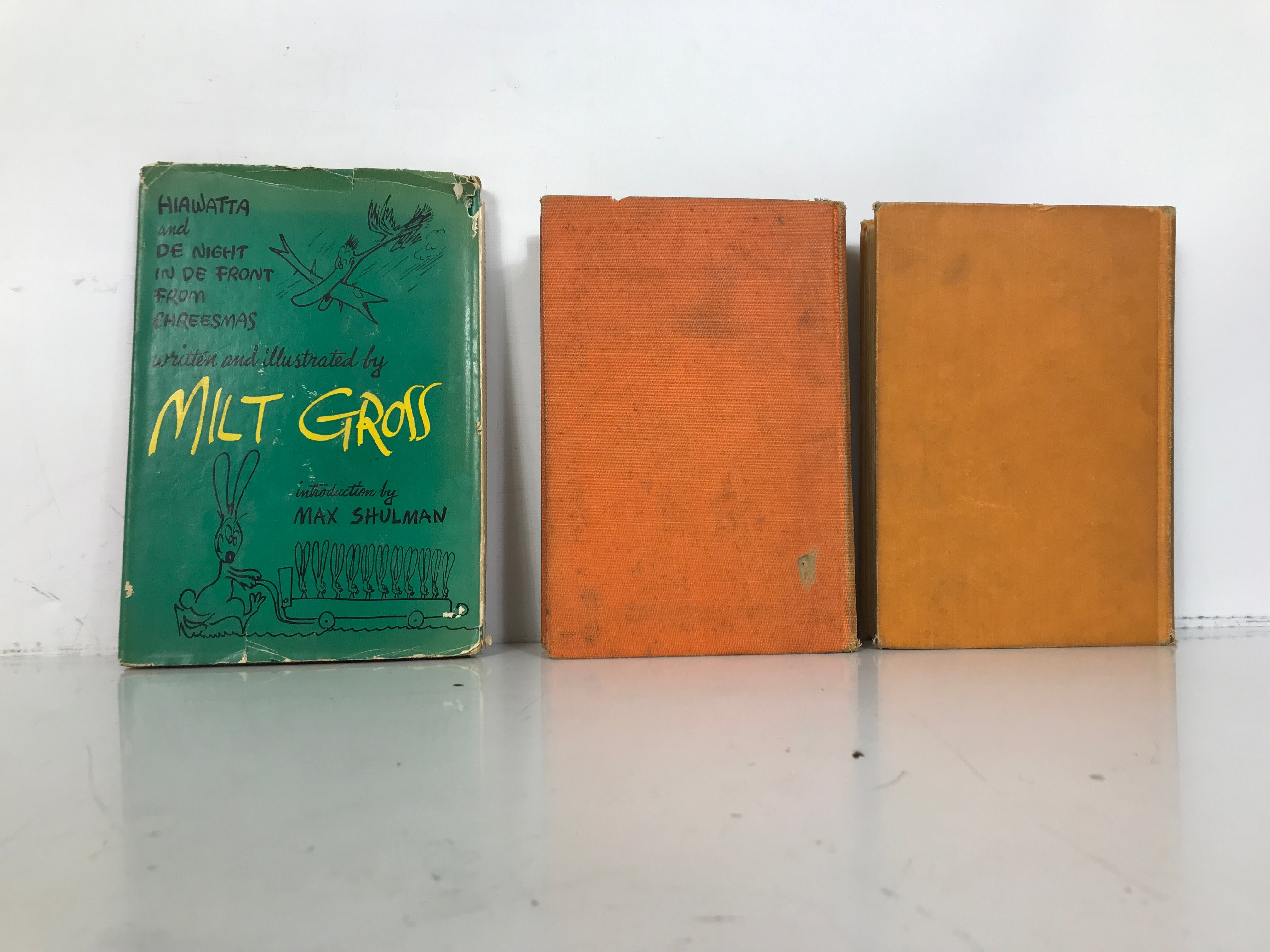 Lot of 3 Milt Gross: Hiawatta/Nize Baby/Dunt Esk!! 1926-1950 1st/Early Eds HC