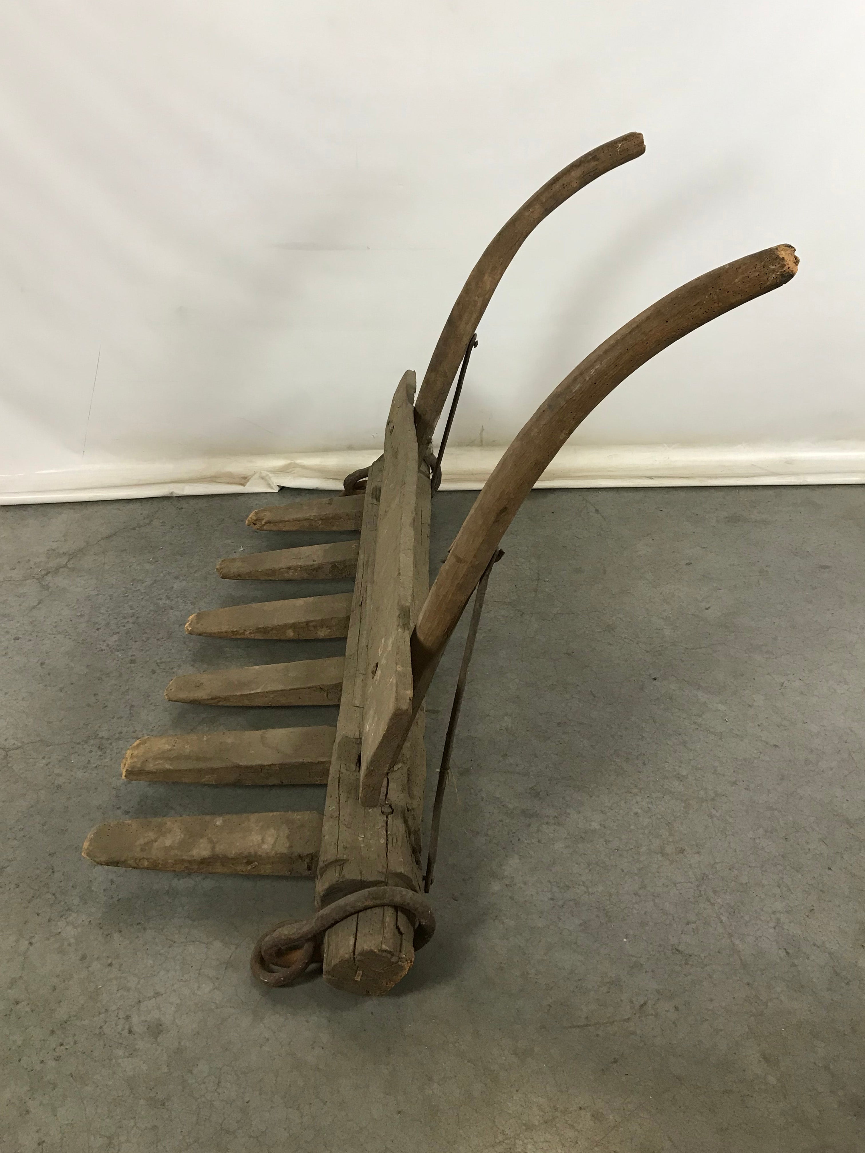 Antique Wood Rake