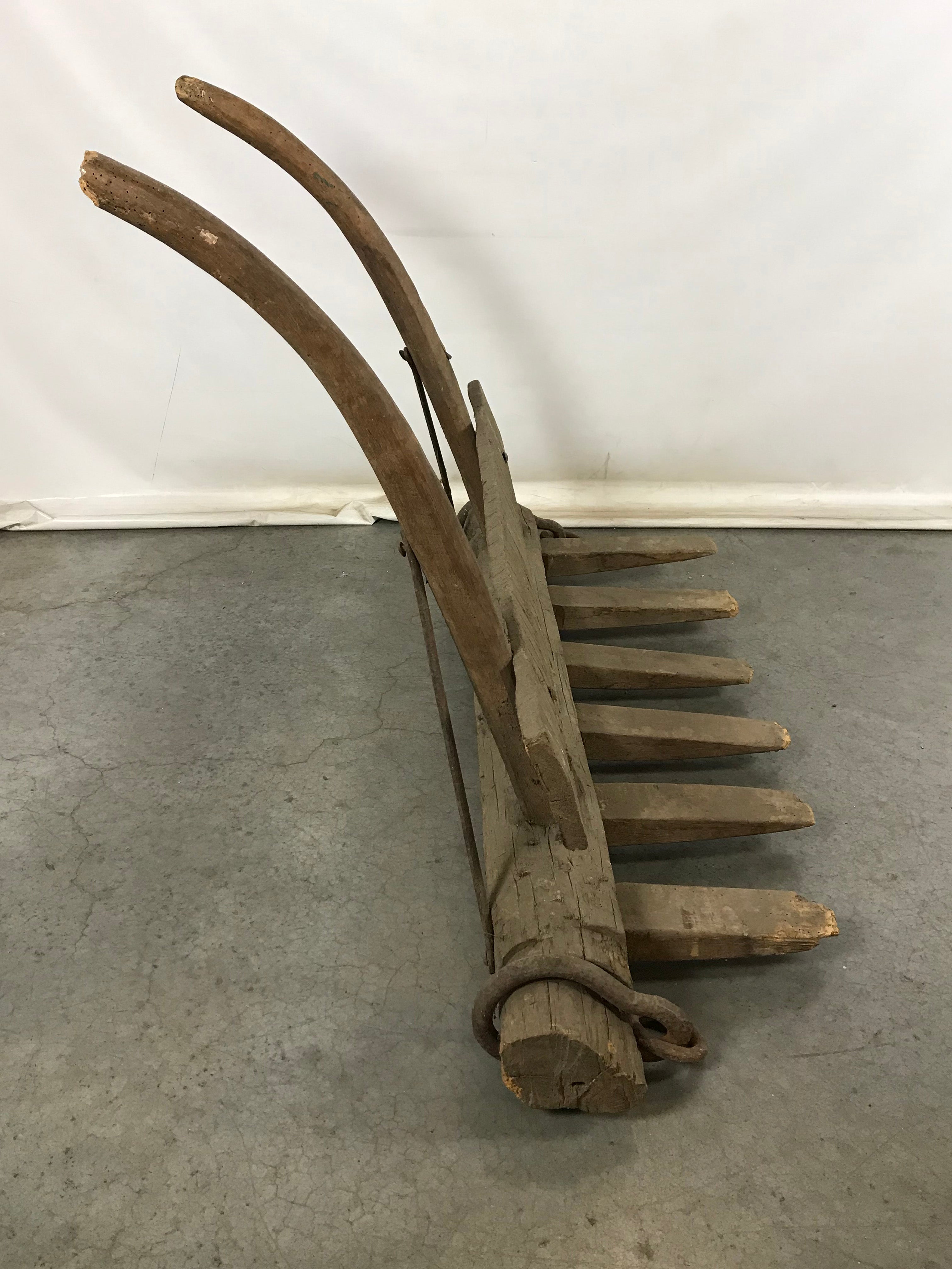 Antique Wood Rake