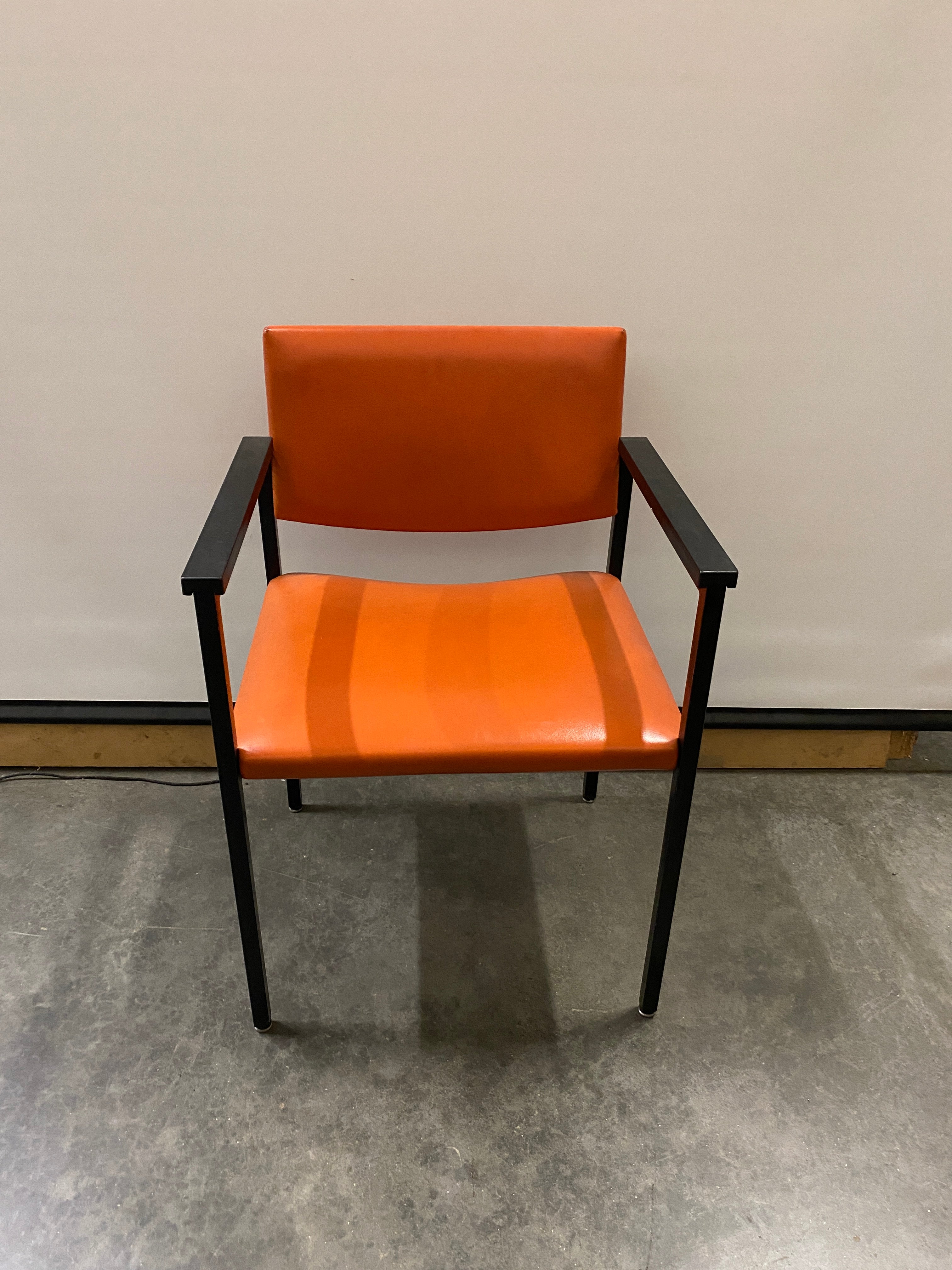 Steelcase Orange Upholstery Chair