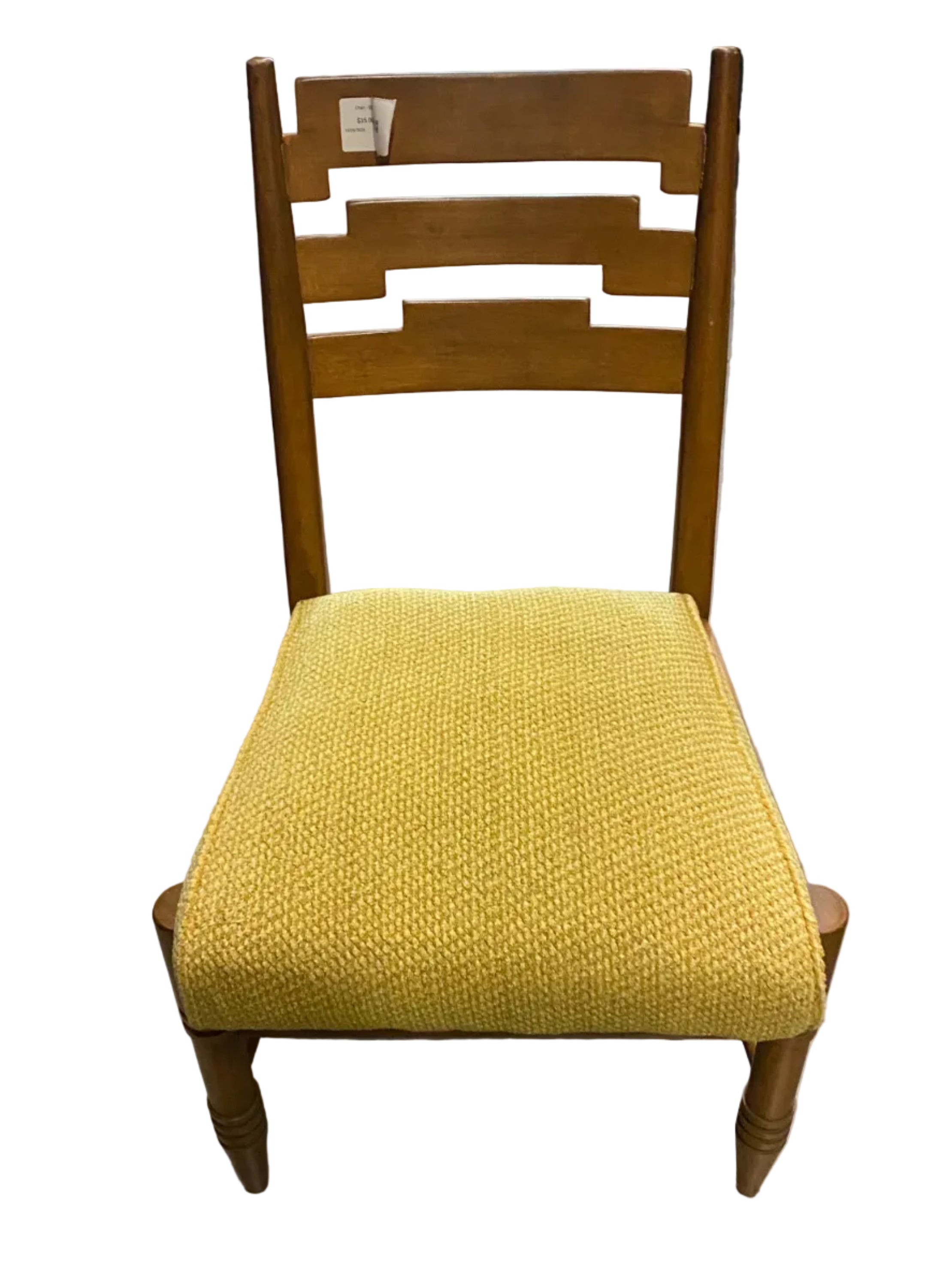 Light Green Upholstered Wooden Frame Chair
