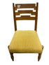 Light Green Upholstered Wooden Frame Chair