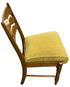 Light Green Upholstered Wooden Frame Chair