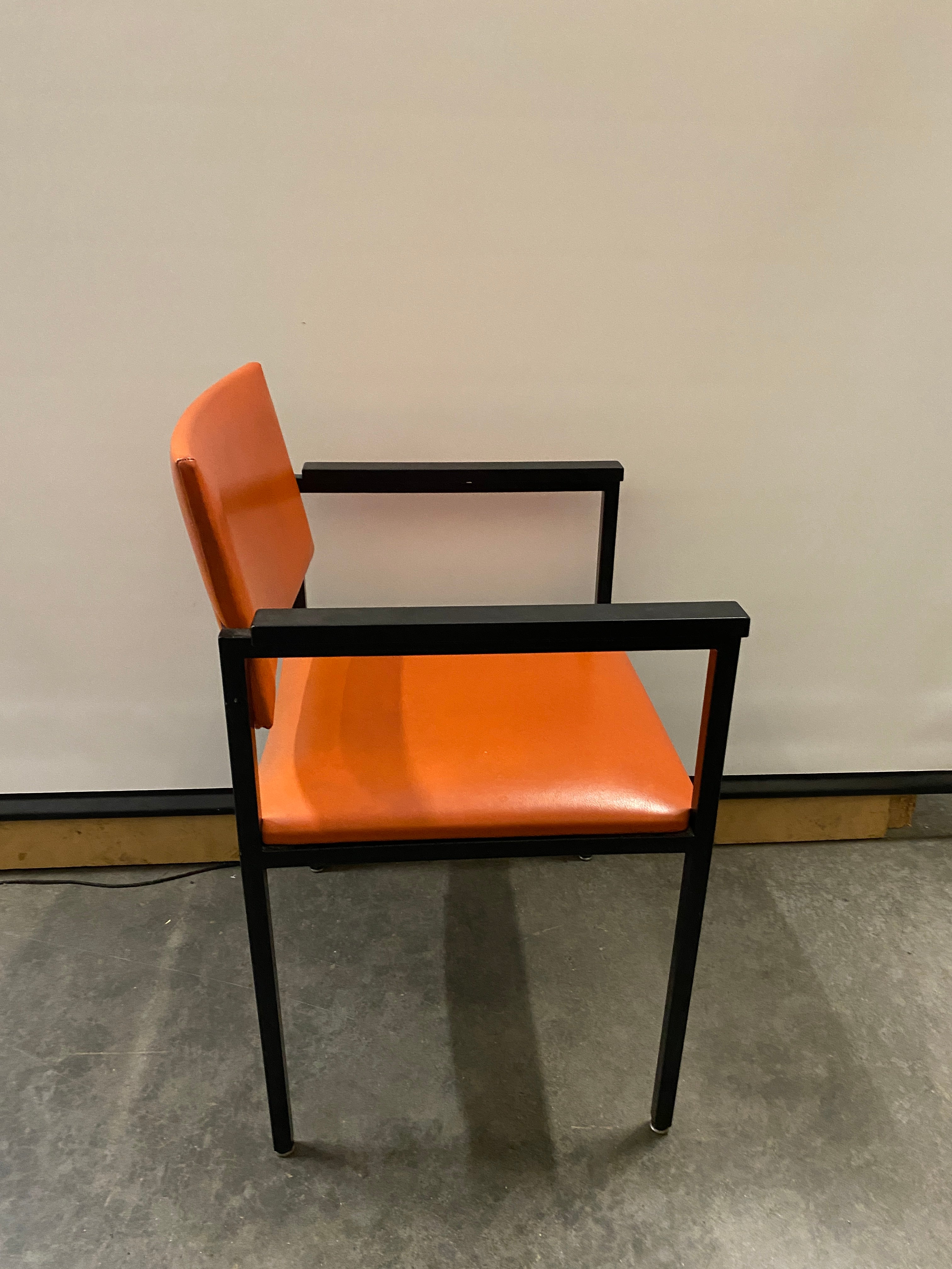 Steelcase Orange Upholstery Chair