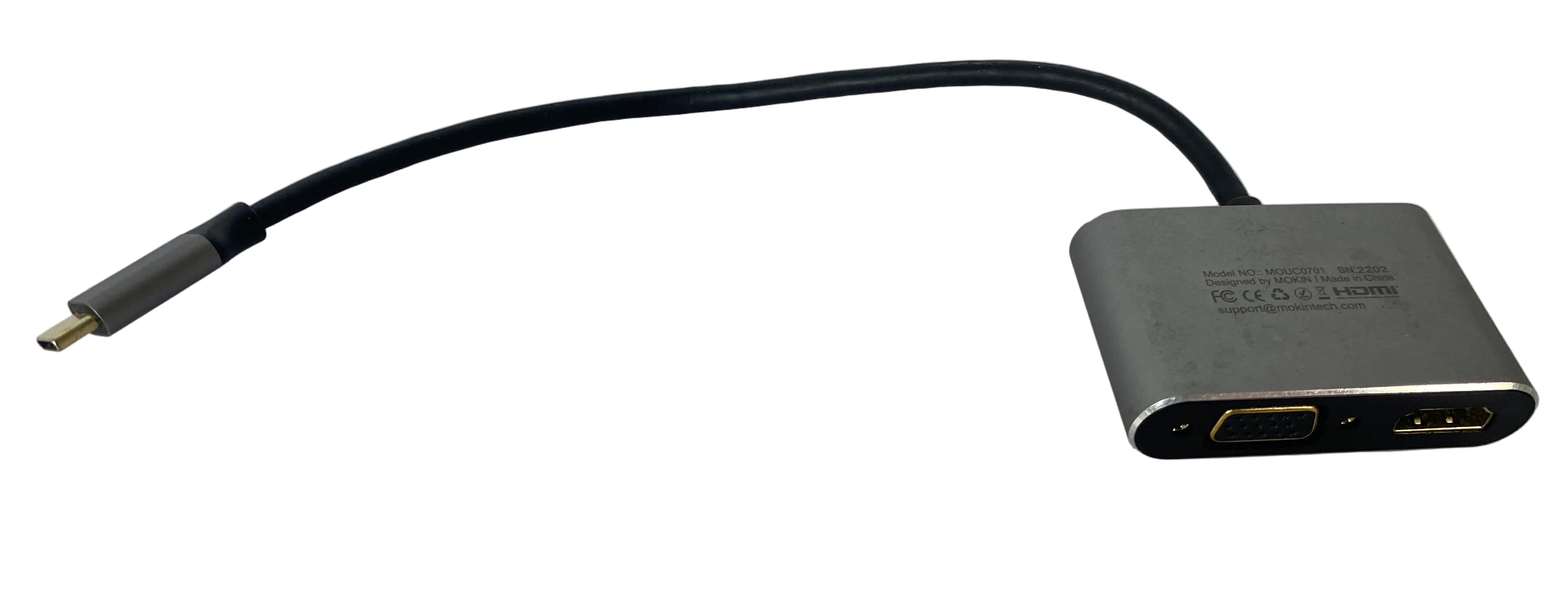 Mokin MOUC0701 USB-C-To-HDMI-and-VGA
