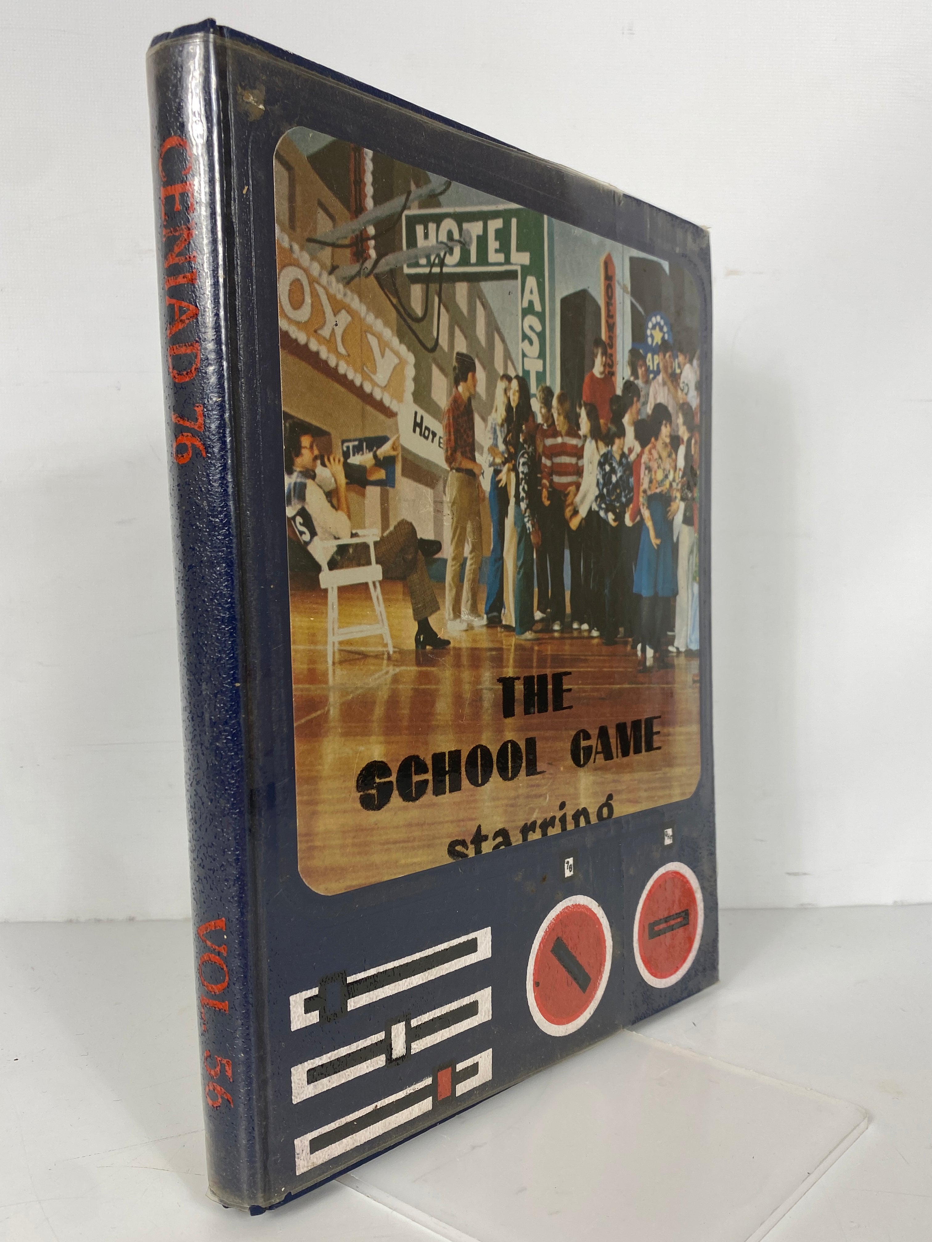 1976 East Lansing High School Yearbook "Ceniad" Michigan HC