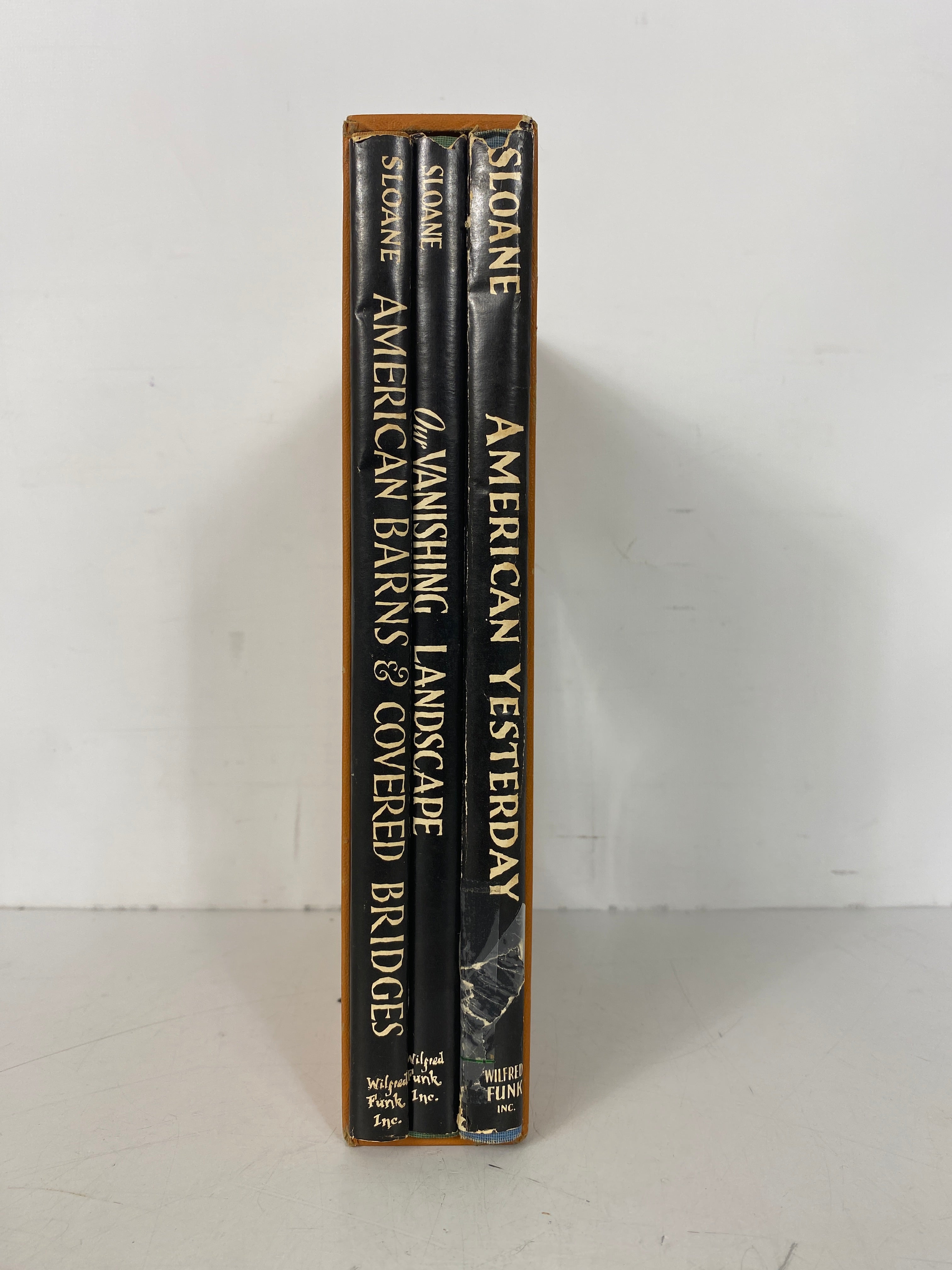 3 Volume Set: Eric Sloane's Americana 1954-1956 in Slipcase HC DJ