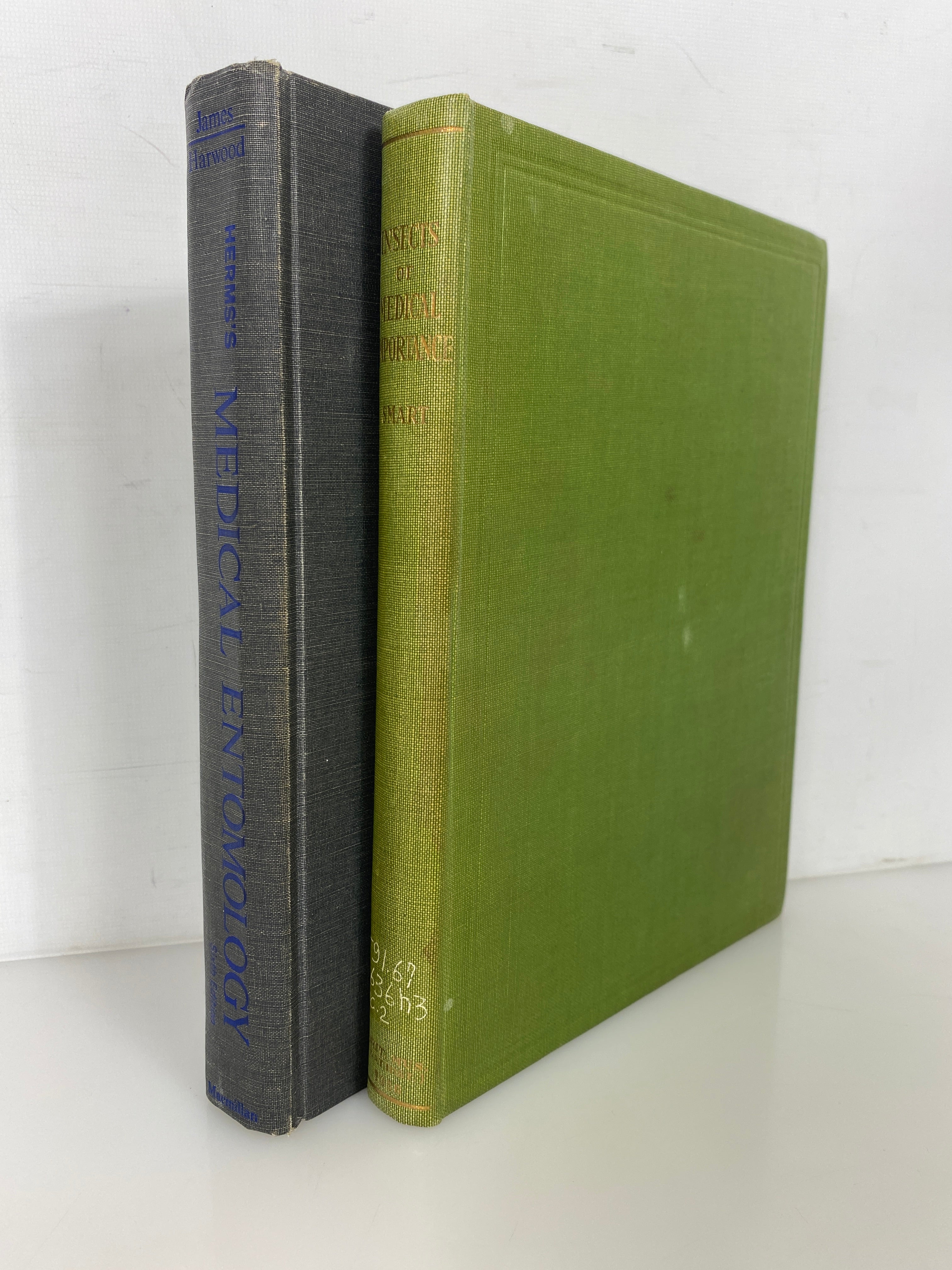 2 Vols: Insects of Medical Importance/Herms's Medical Entomology 1956-70 HC