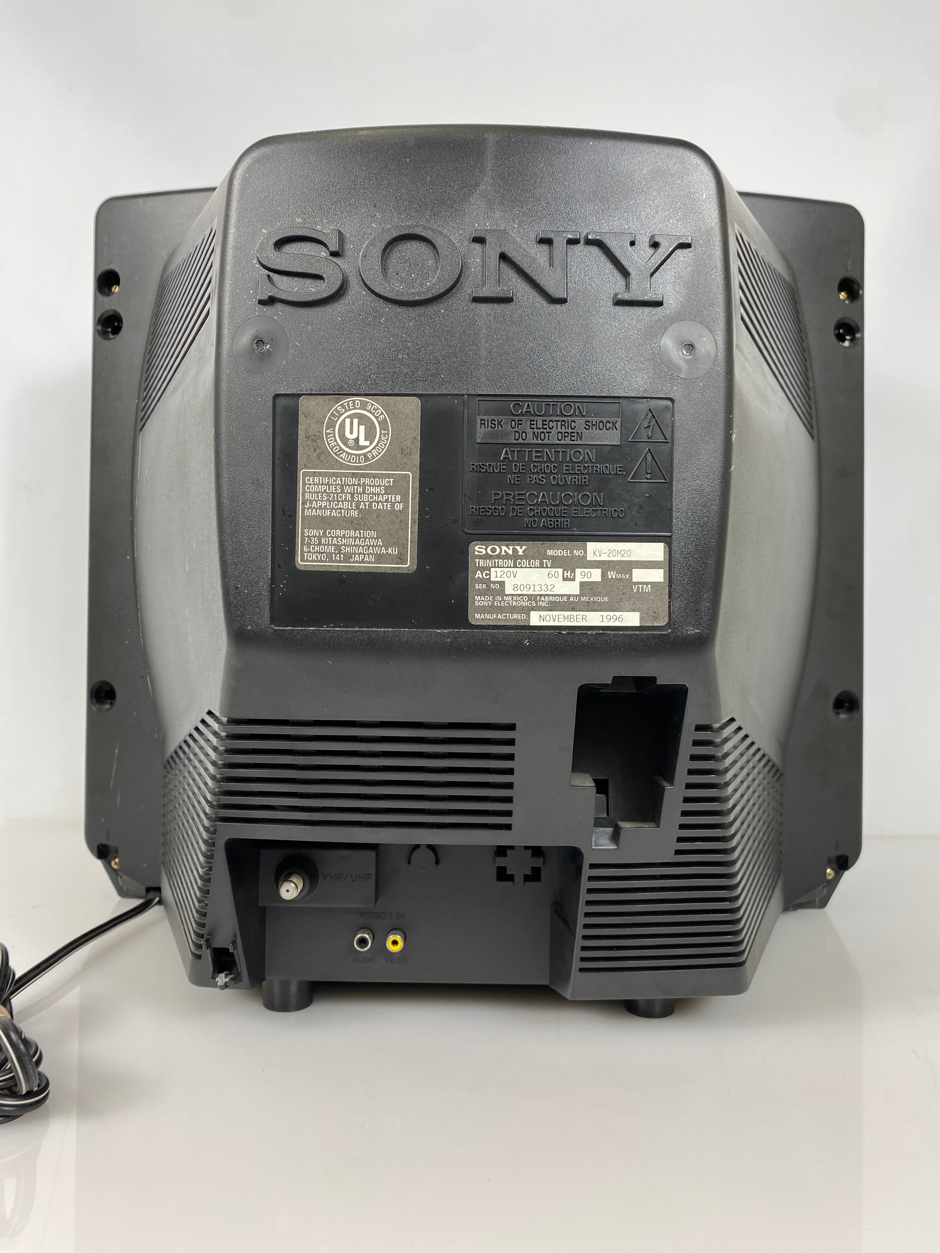 Sony KV-20M20 20" CRT Trinitron Color TV