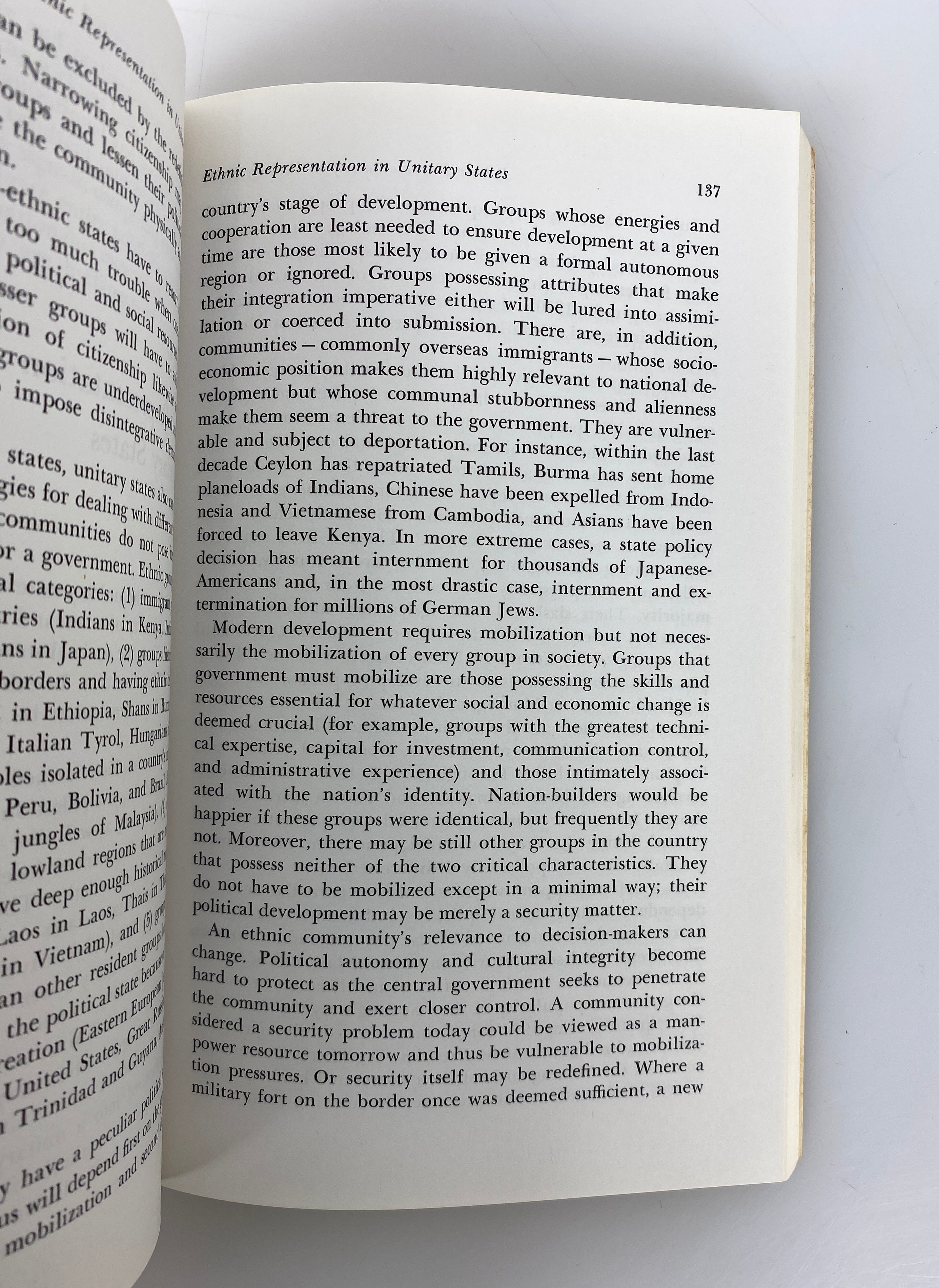 Ethnic Conflict and Political Development by Cynthia Enloe 1973 SC