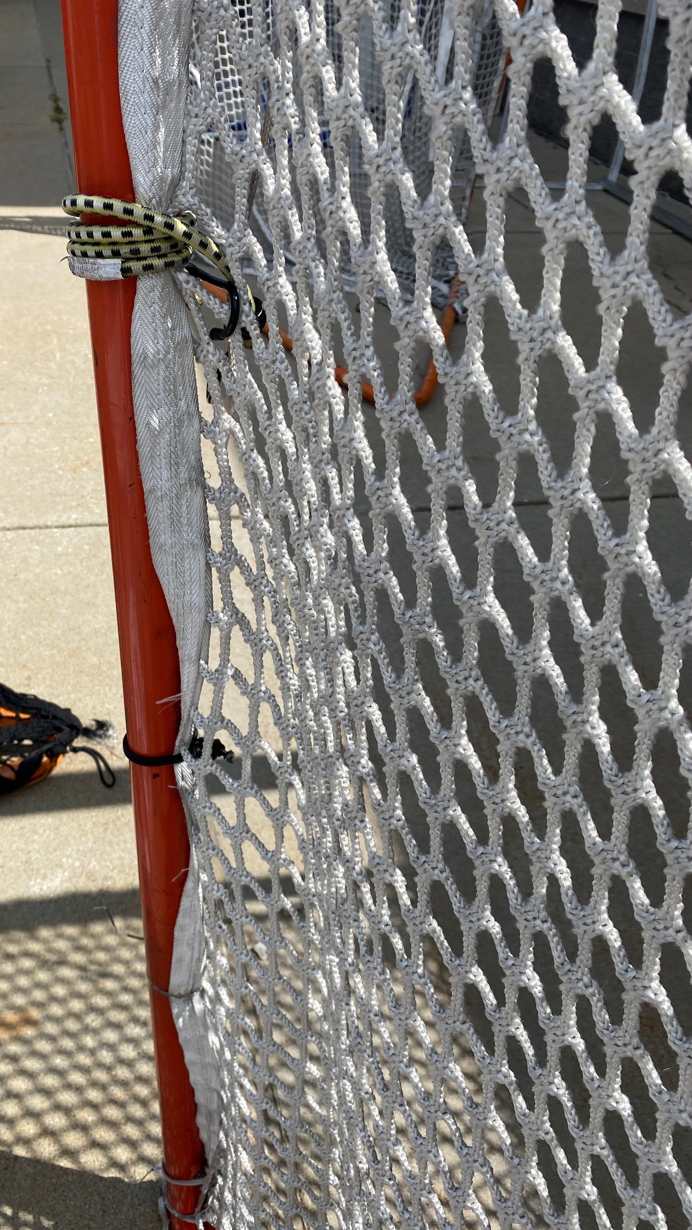 Orange Metal Lacrosse Net/Goal