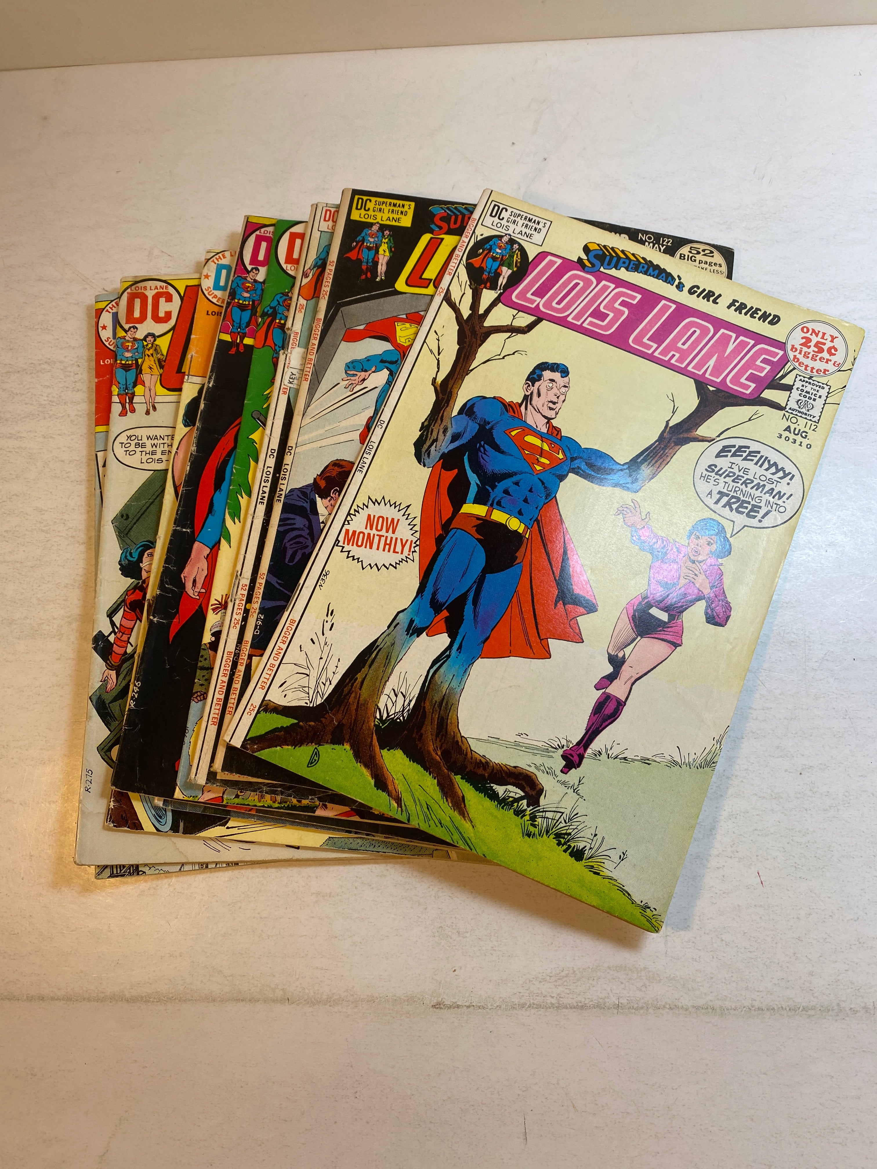 Lot of 9 Superman's Girlfriend Lois Lane DC Comics 1971-1974