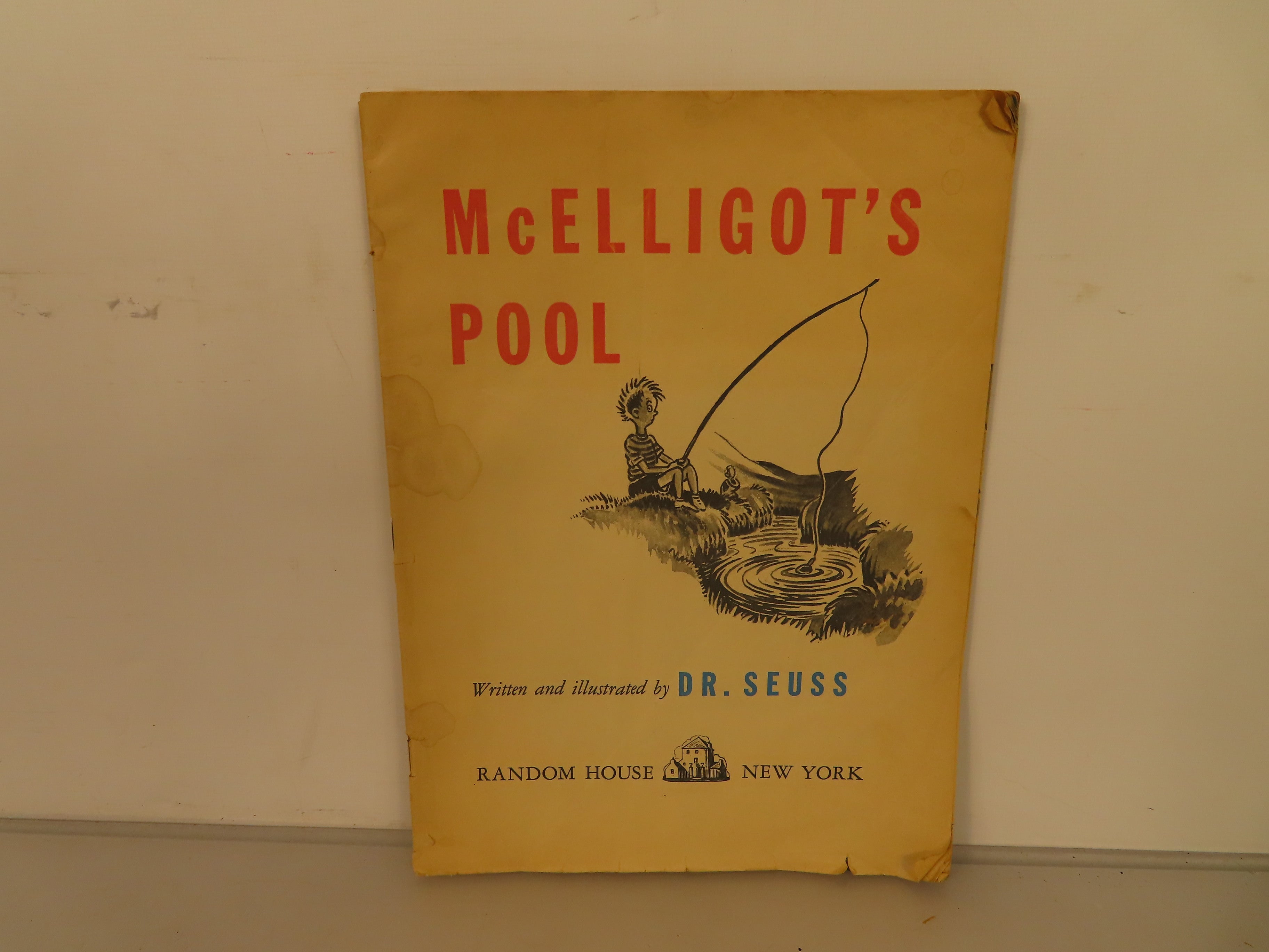 McElligot's Pool by Dr. Seuss 1975 Cover Missing