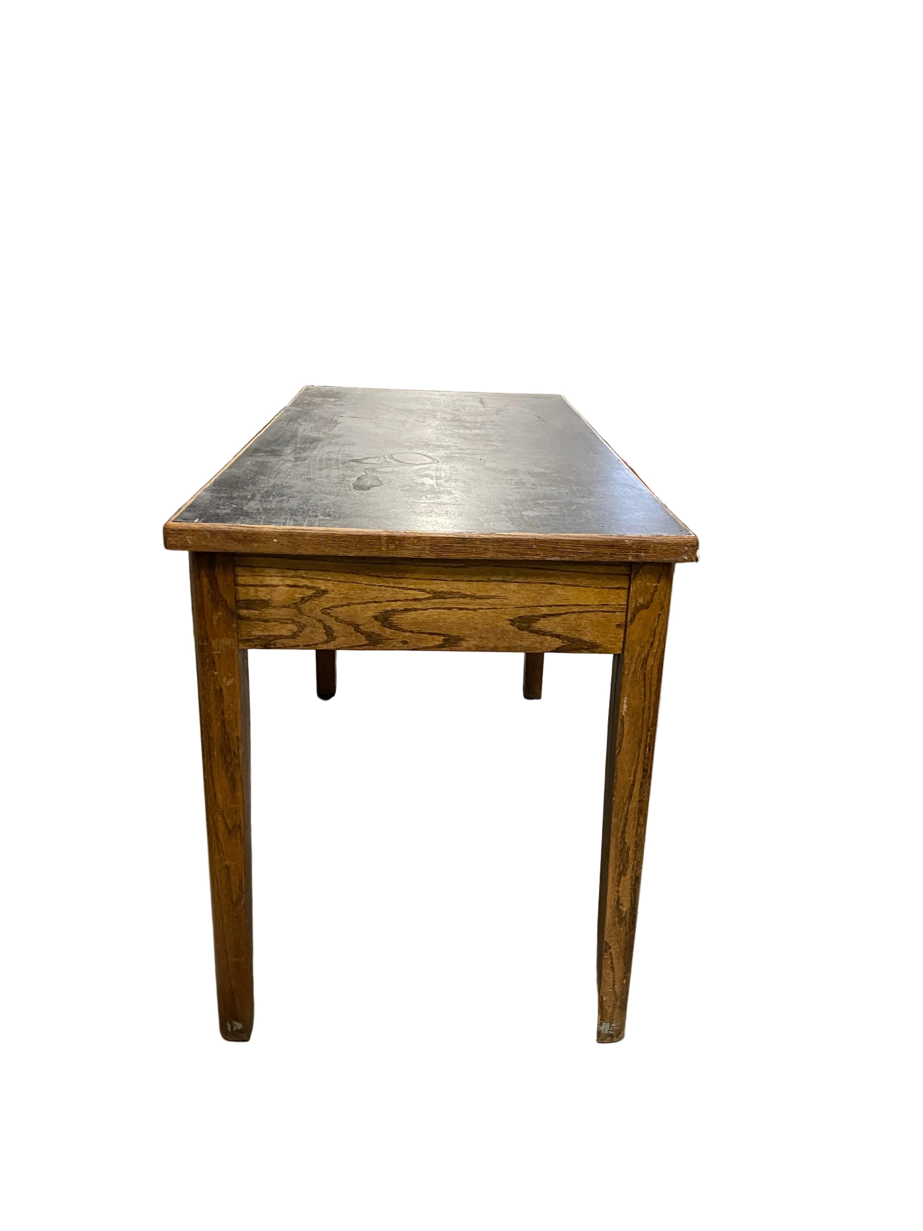 Black Top Wooden Desk