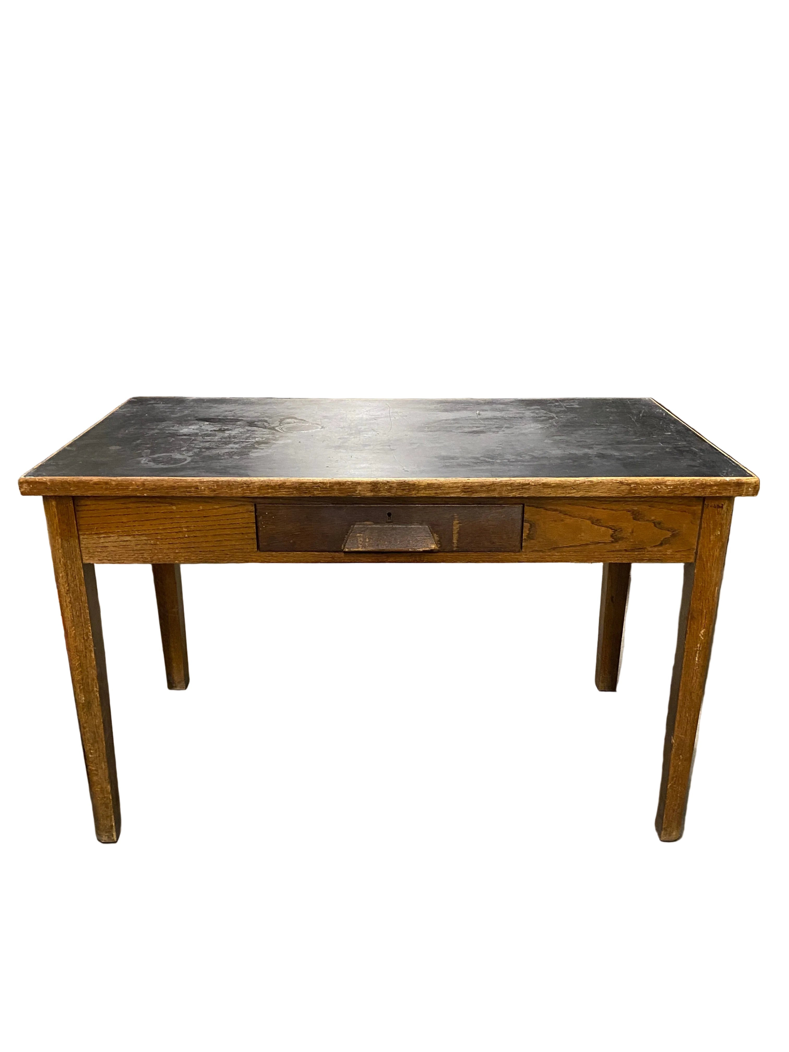 Black Top Wooden Desk