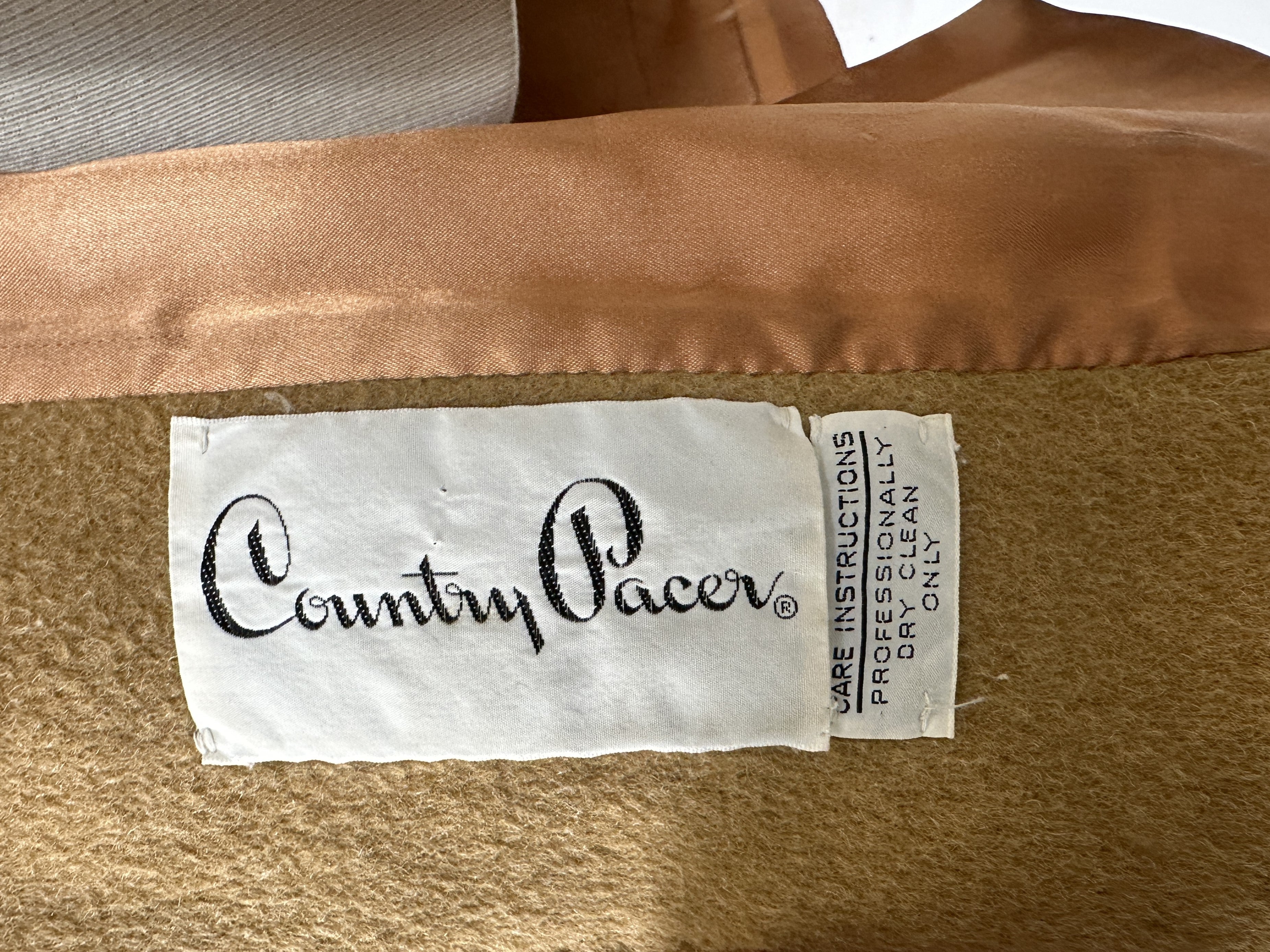 Vintage Country Pacer Brown 3/4 Women's Coat