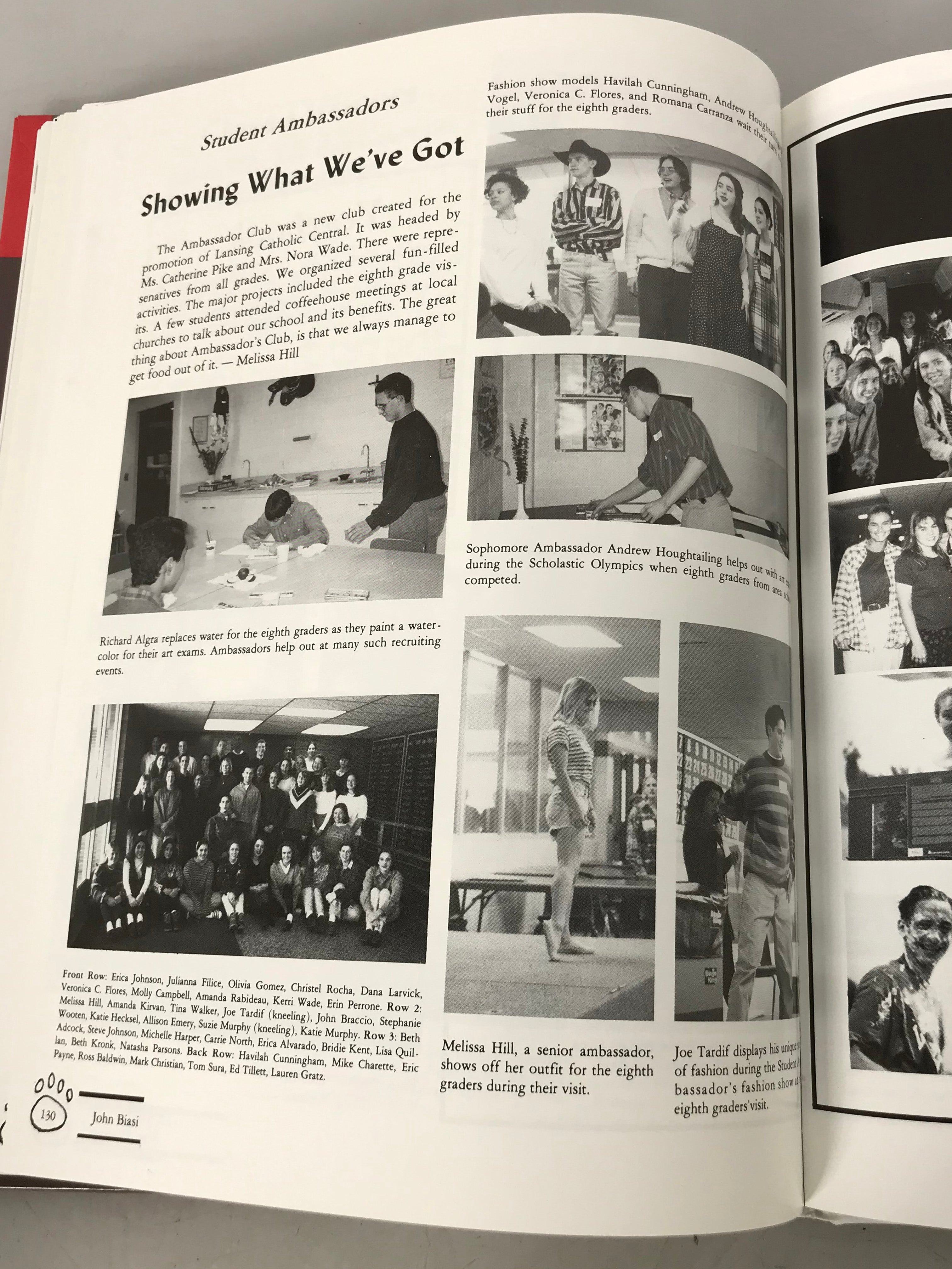 1995 Lansing Catholic High School Yearbook Michigan