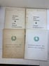 Lot of 4 Vintage MSU Michigan State Commencement Programs 1960-1969