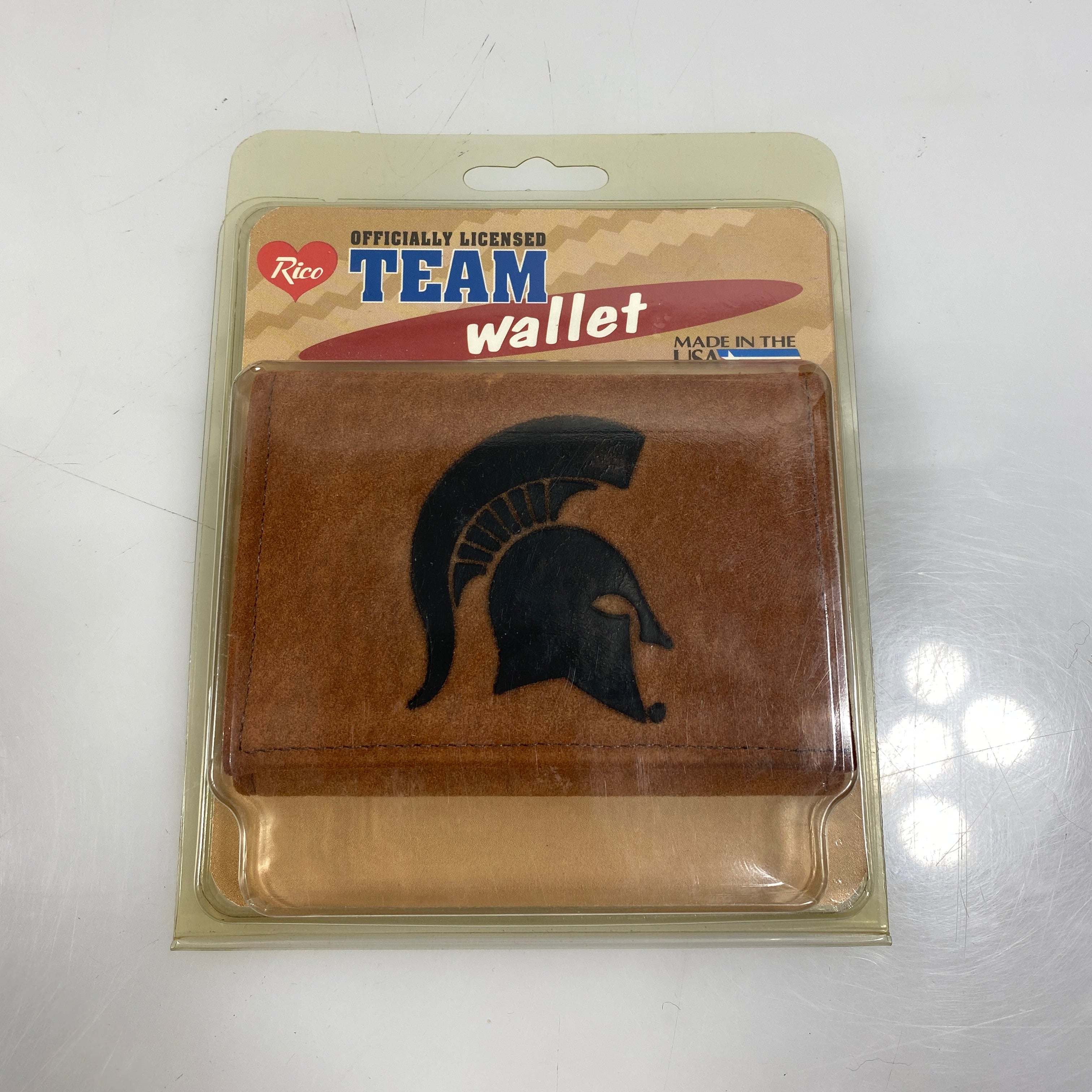 Vintage Rico Industries MSU Leather Wallet