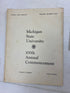 Lot of 4 Vintage MSU Michigan State Commencement Programs 1960-1969
