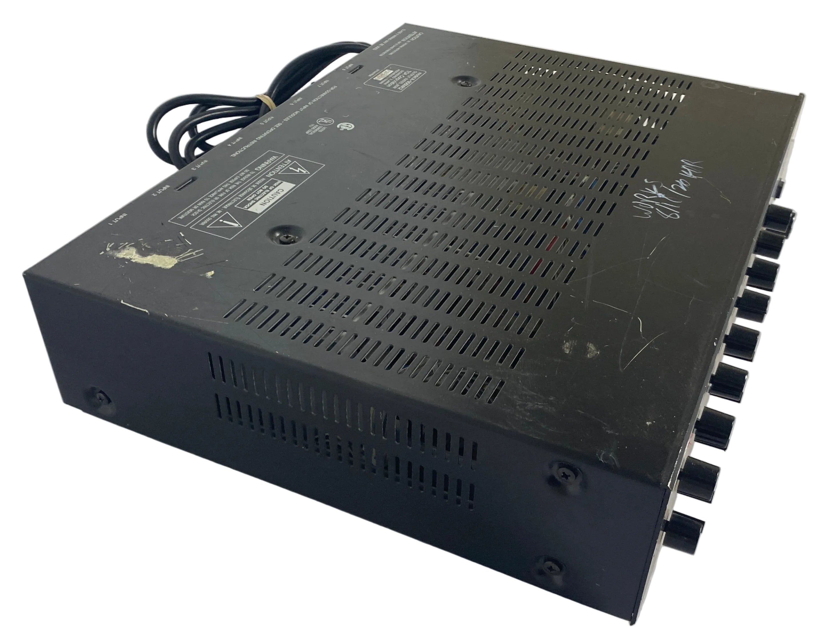 TOA 900 Series II Model A-906MK2 8-Channel Modular Mixer/Amplifier